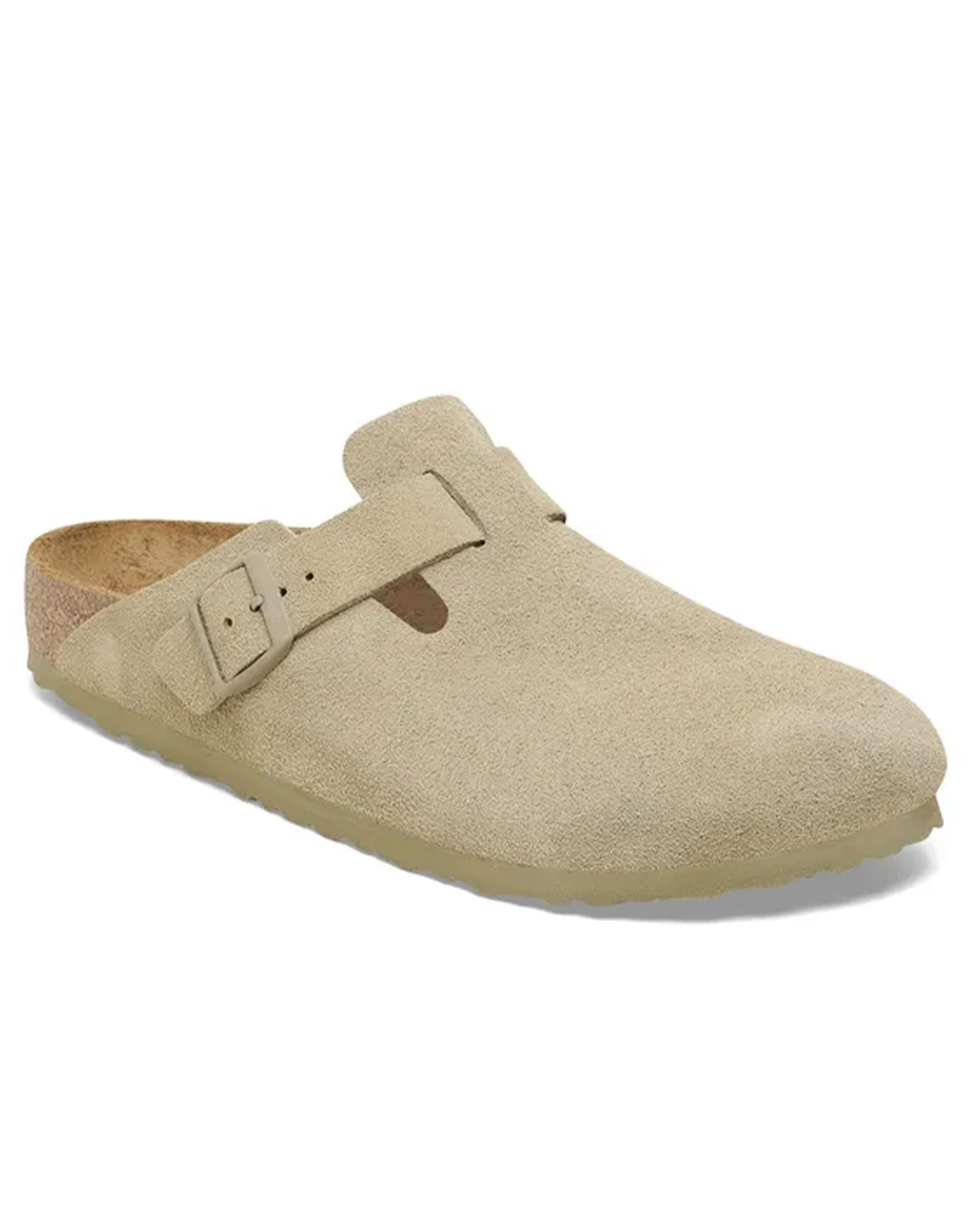 Boston Suede Lather Sandal - Faded Khaki