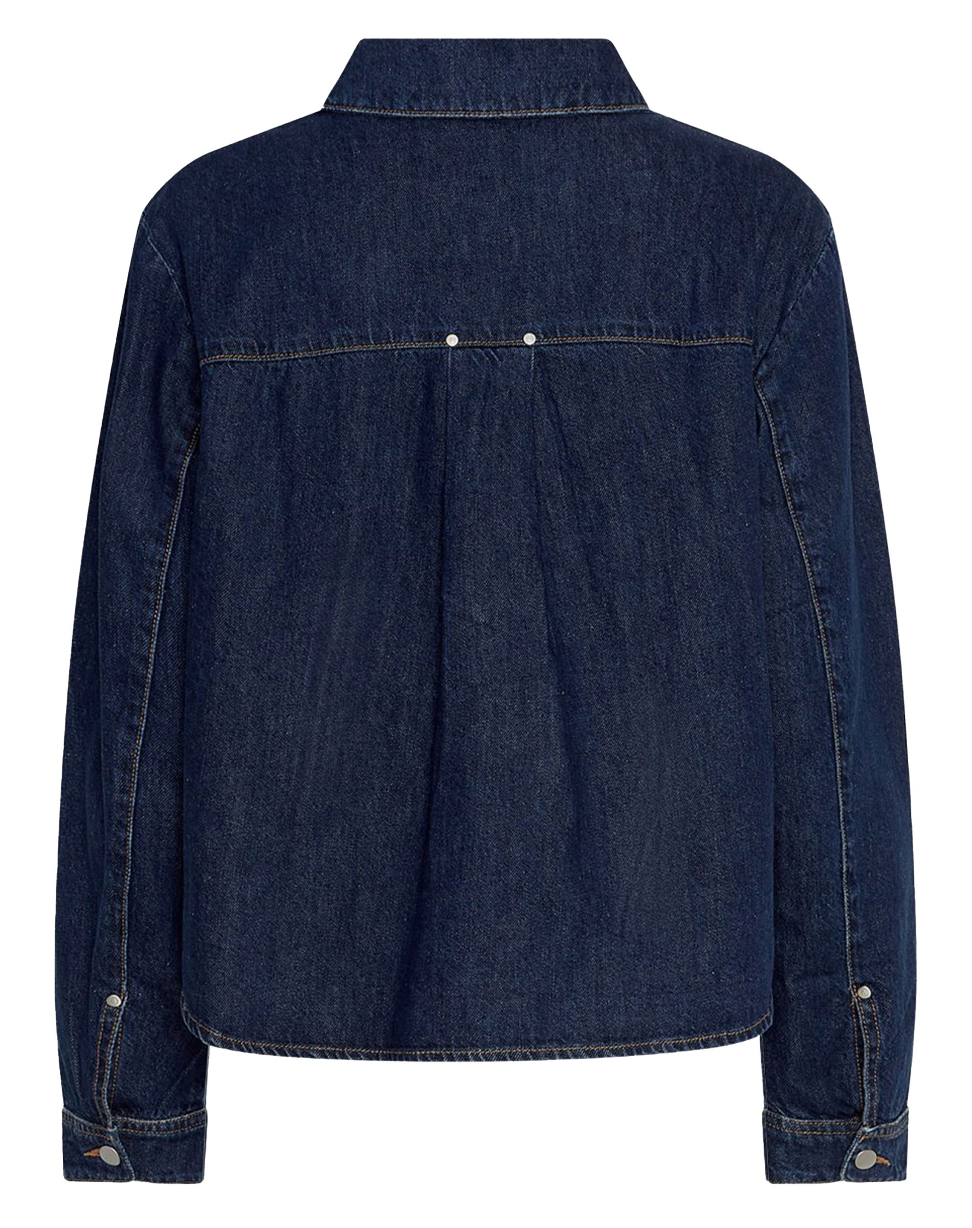 MSCHAdna Alena Skjorte - Dark Blue Wash