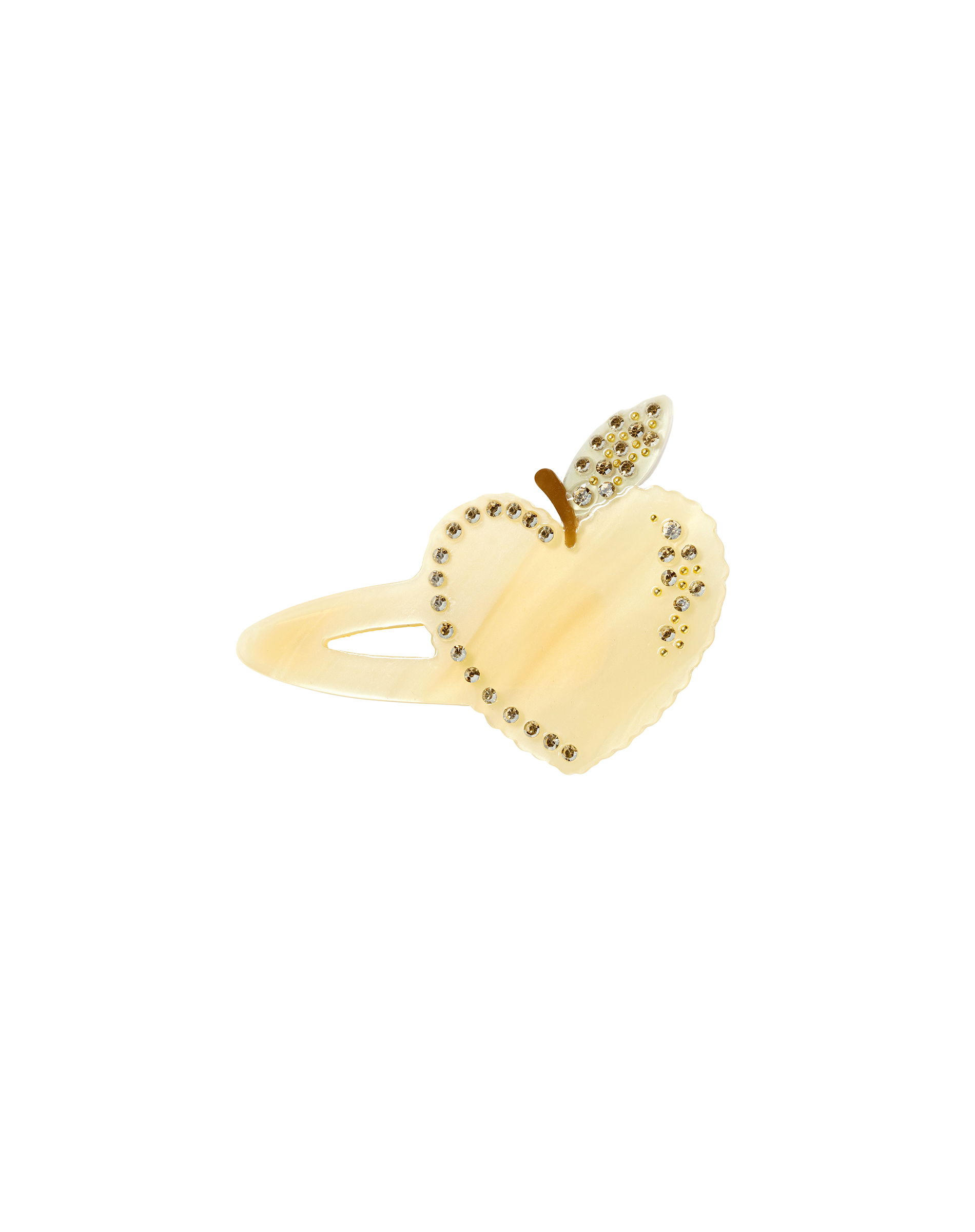 Heart Apple Hårspænde - Pear Sorbet