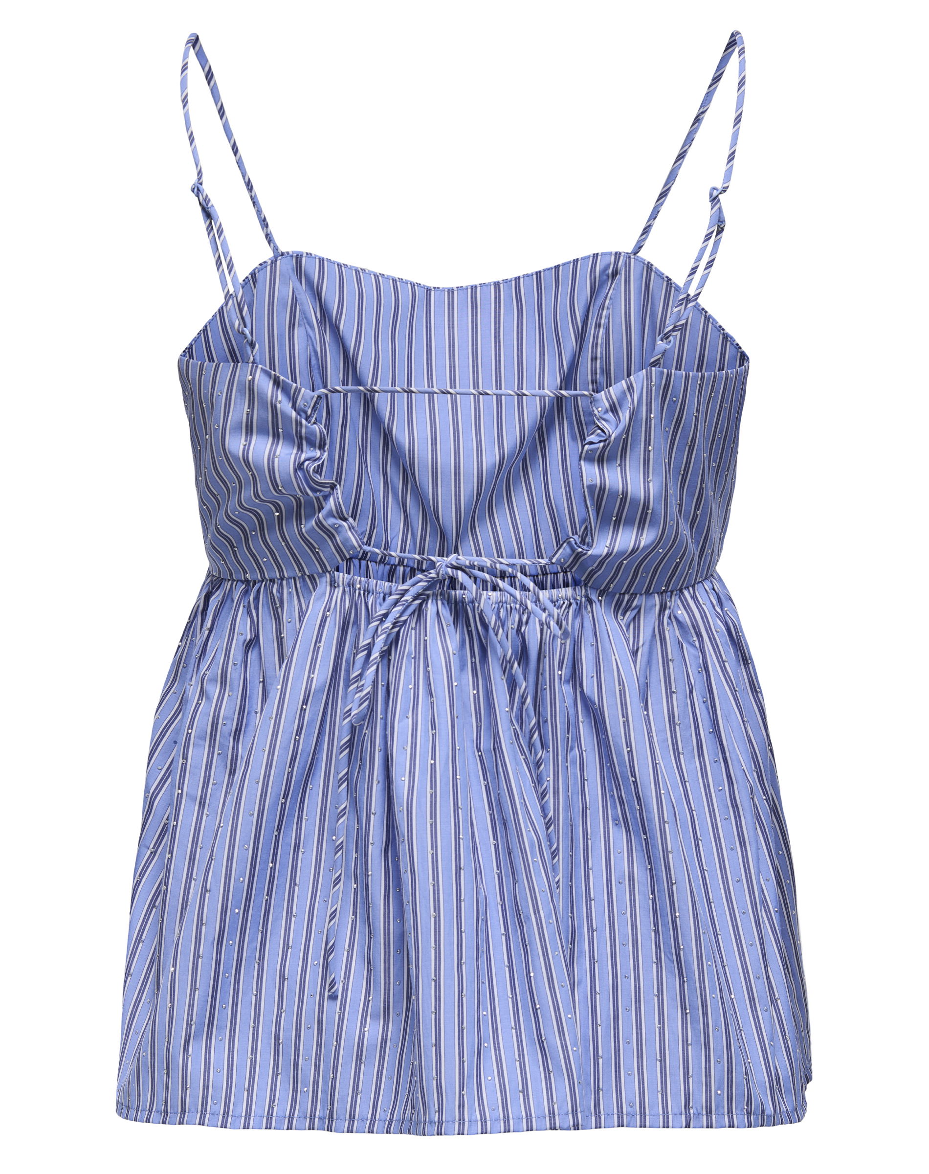 OnlAlva Strap Rhinestone Top - Perisan Jewel