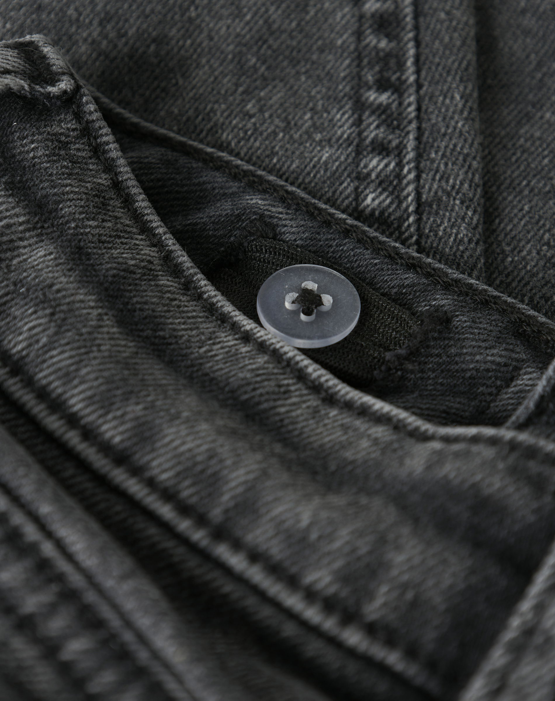 NMFBella Mom Jeans - Medium Grey Melange 