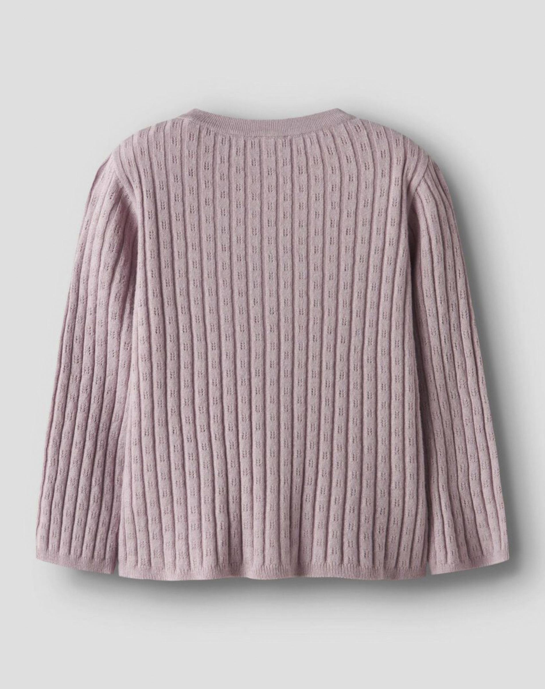NBFKind LS Strik Cardigan - Burnished Lilac