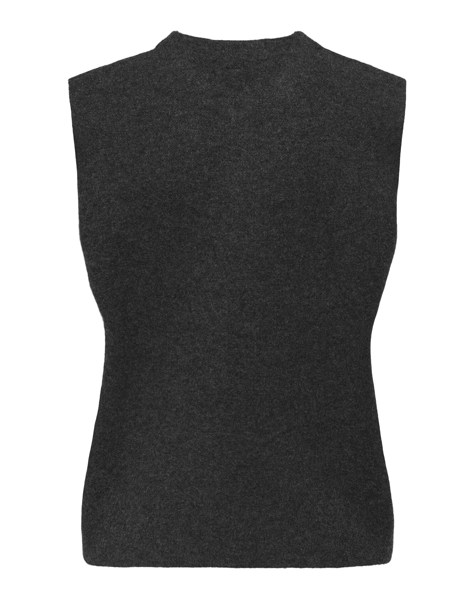 ONLAnneli Life Button Vest - Dark Grey Melange 