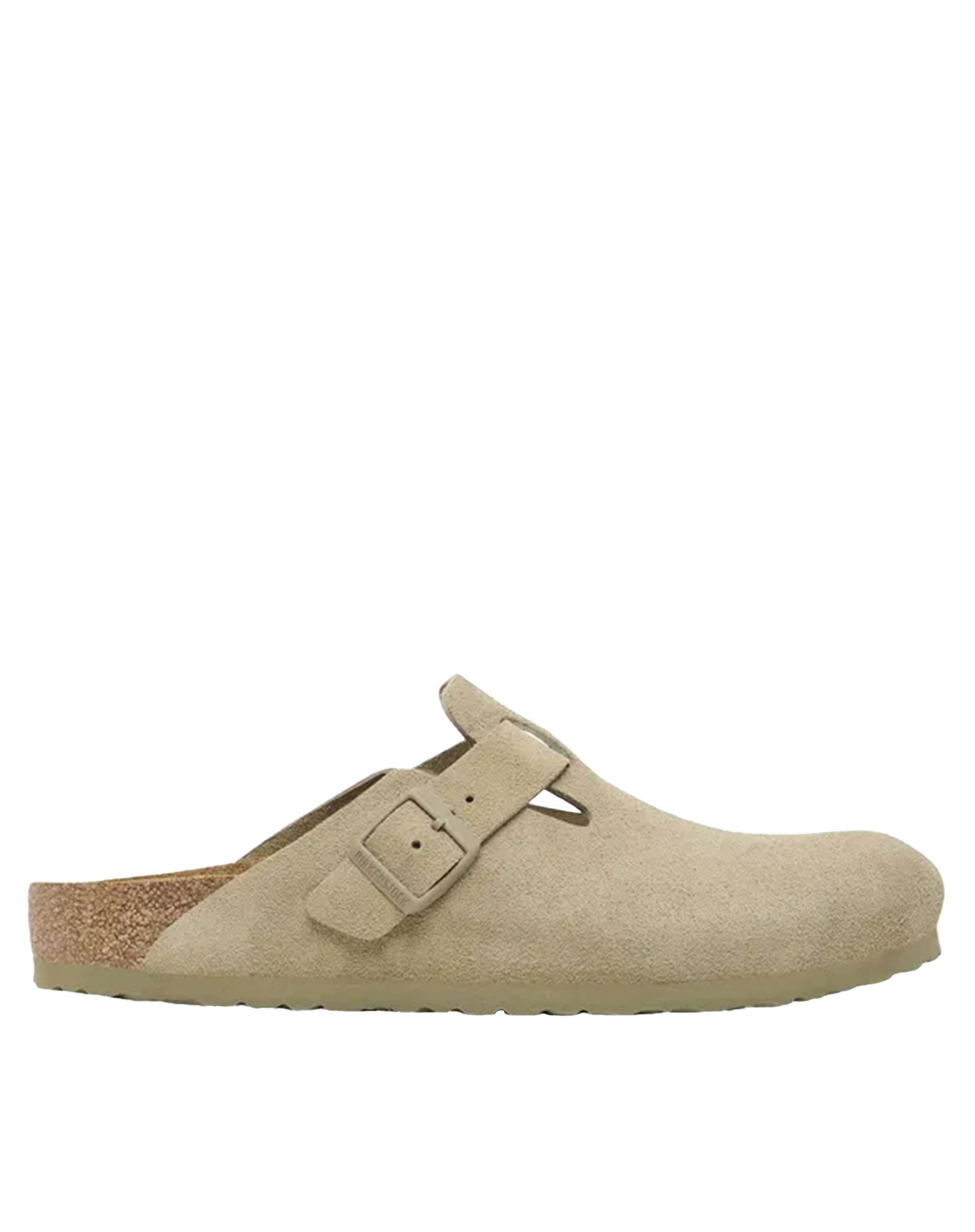 Boston Suede Lather Sandal - Faded Khaki