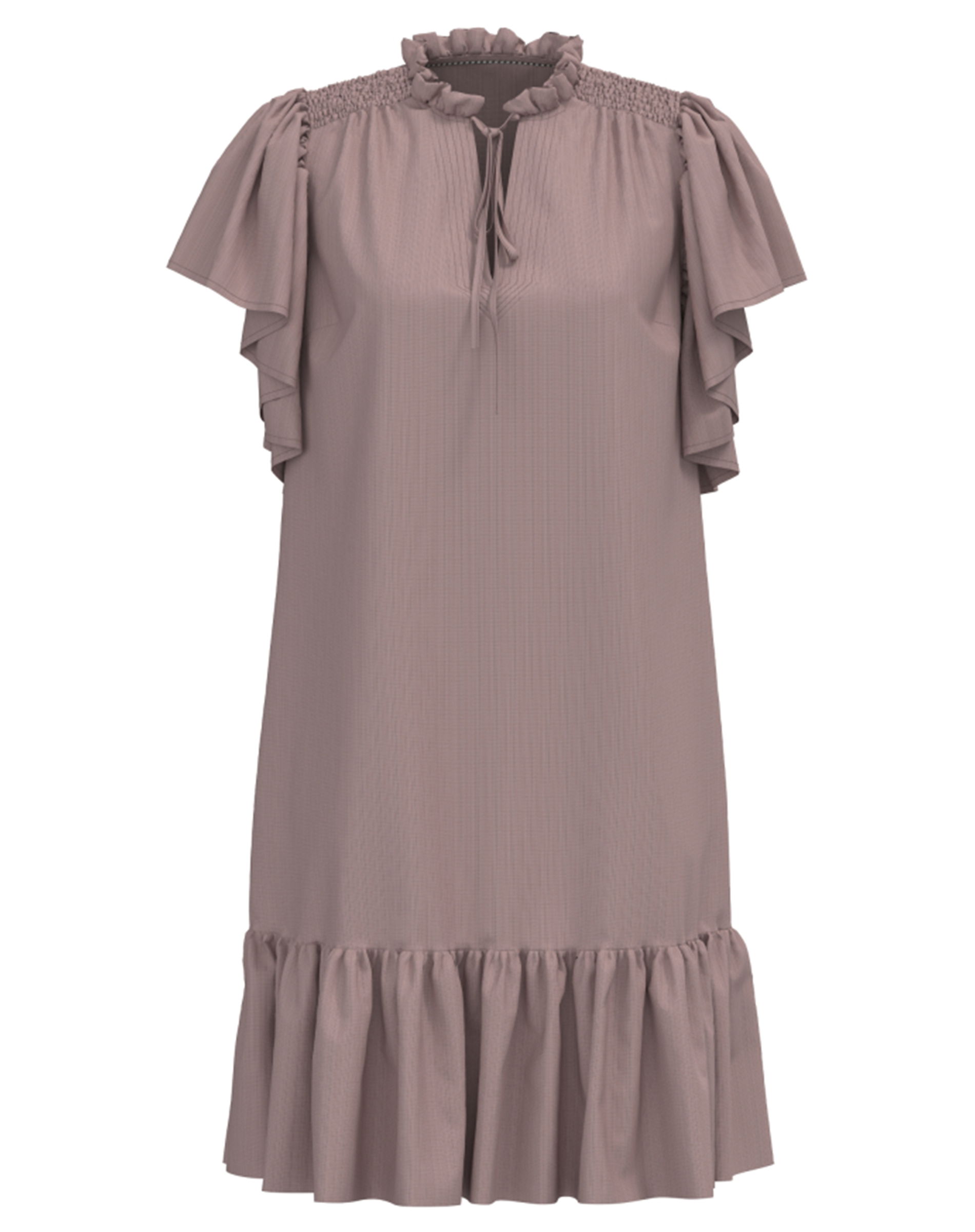 Hera CC Crop Frill Kjole