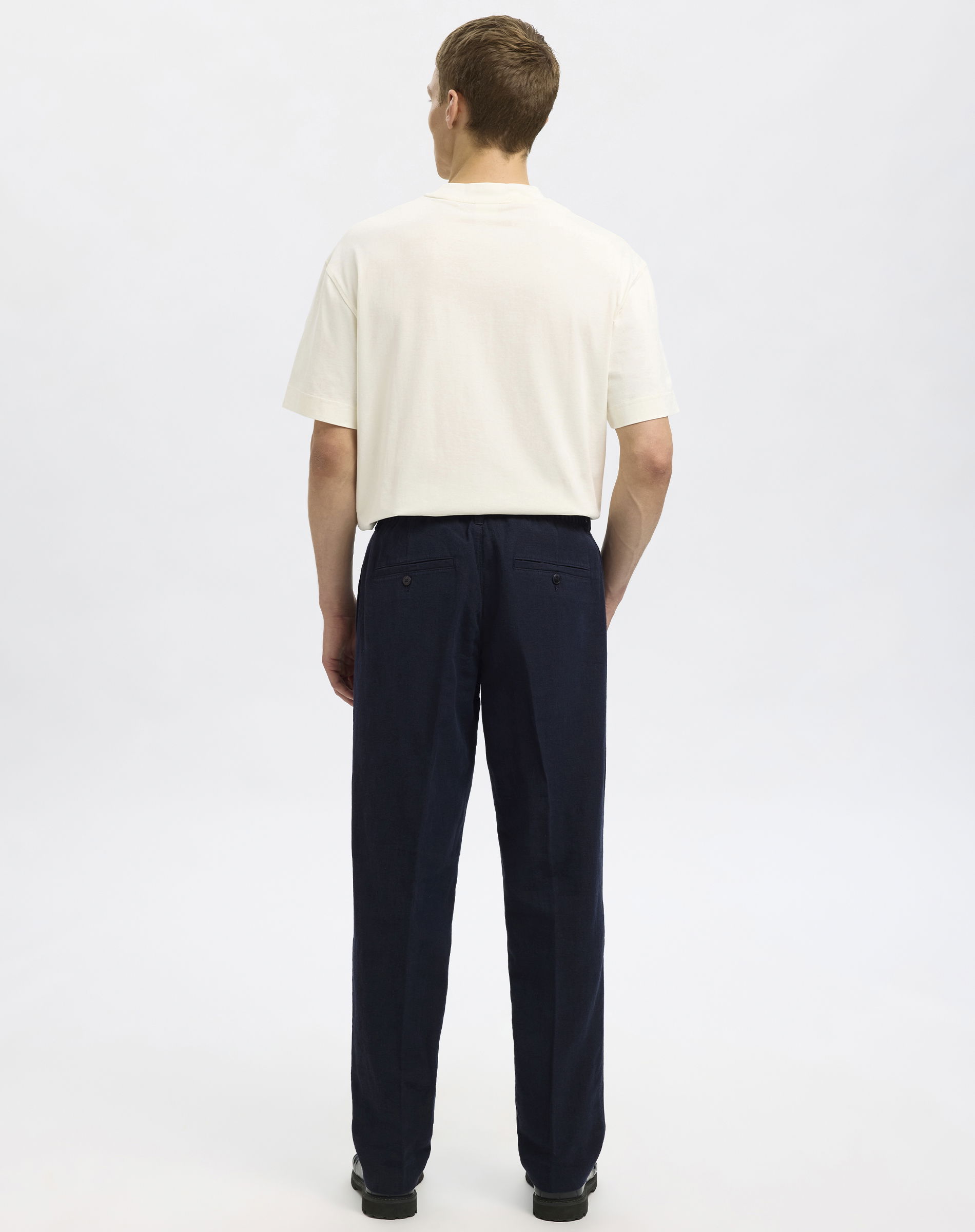 Straight Leroy Linen Bukser 