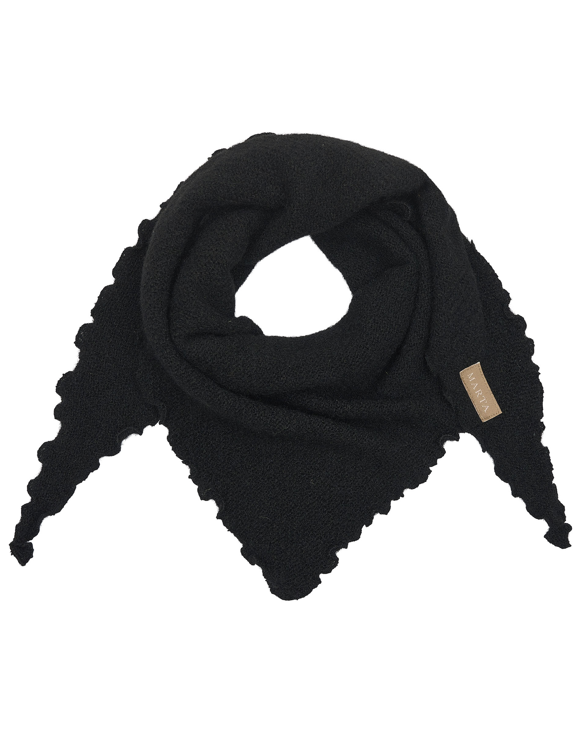 MDCAgnete Halstørklæde - Black 