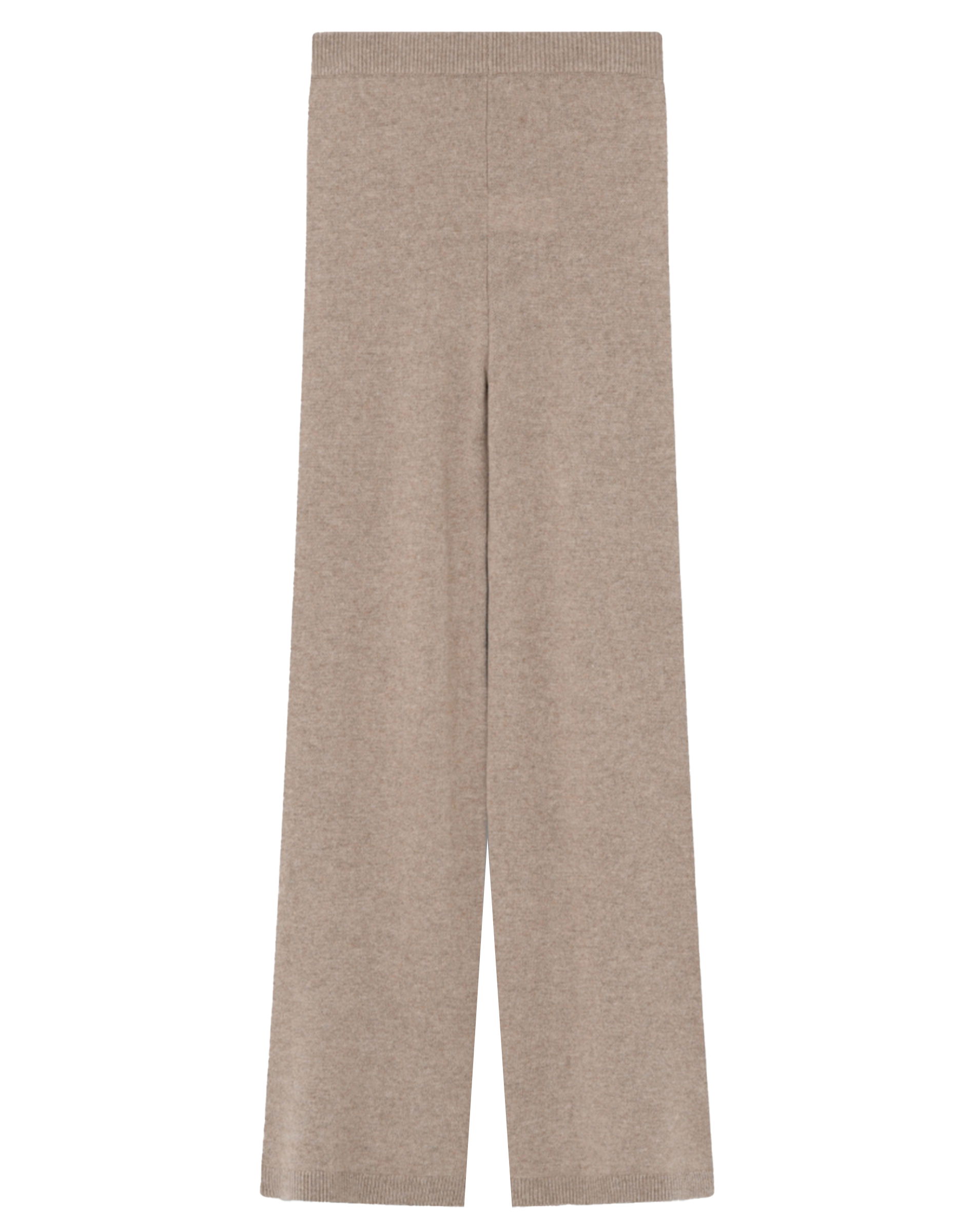 Nevin Medium Soft Wool Bukser - Beige Melange