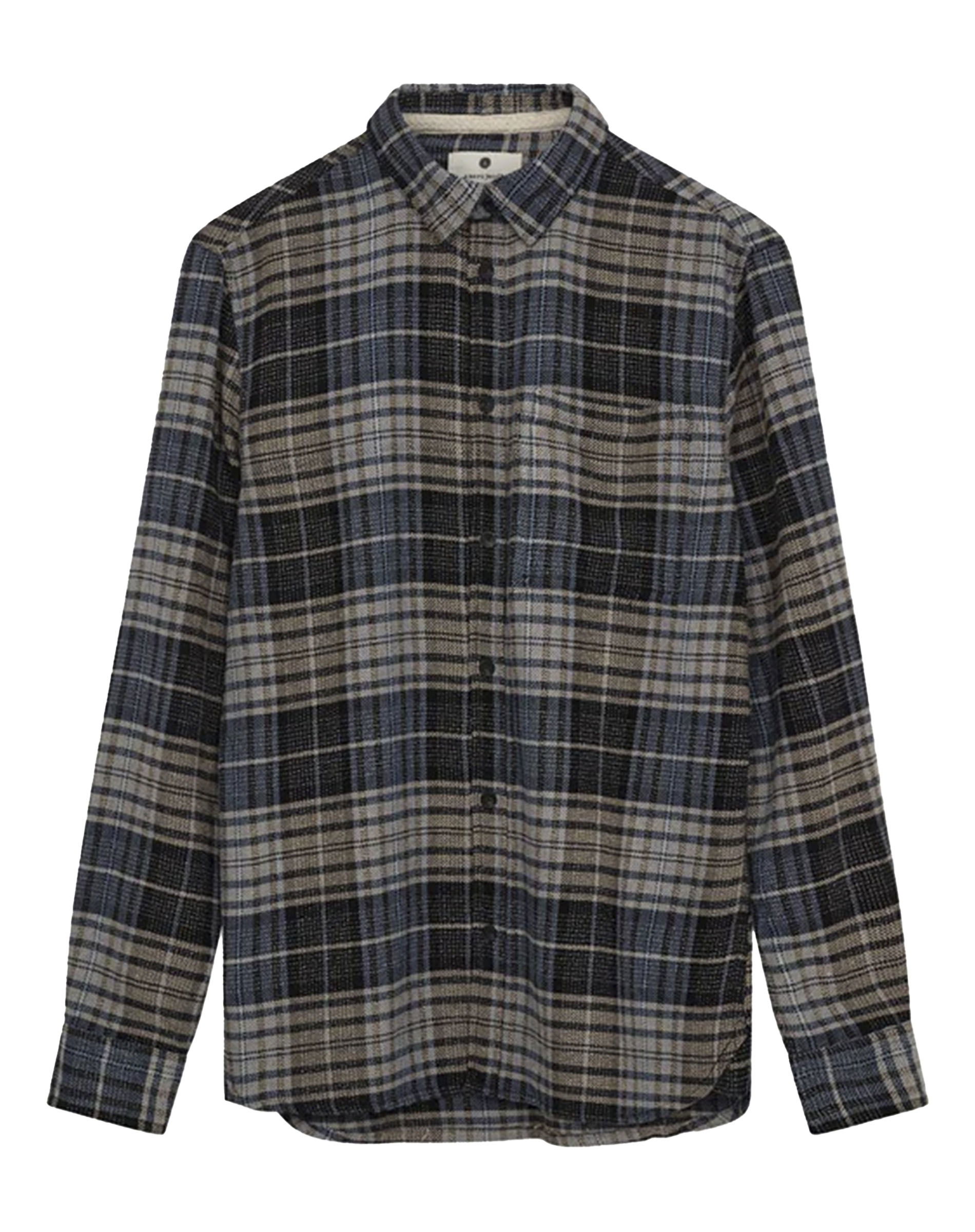 AKKonrad Structure Skjorte - Blue Indigo