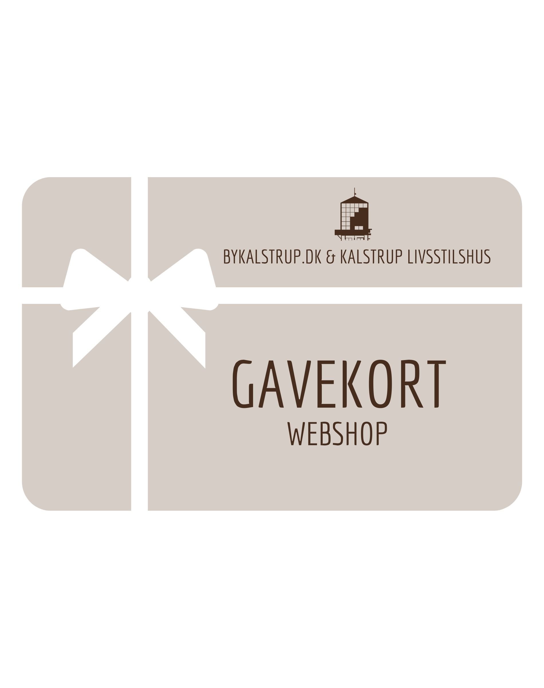 Gavekort - Webshop
