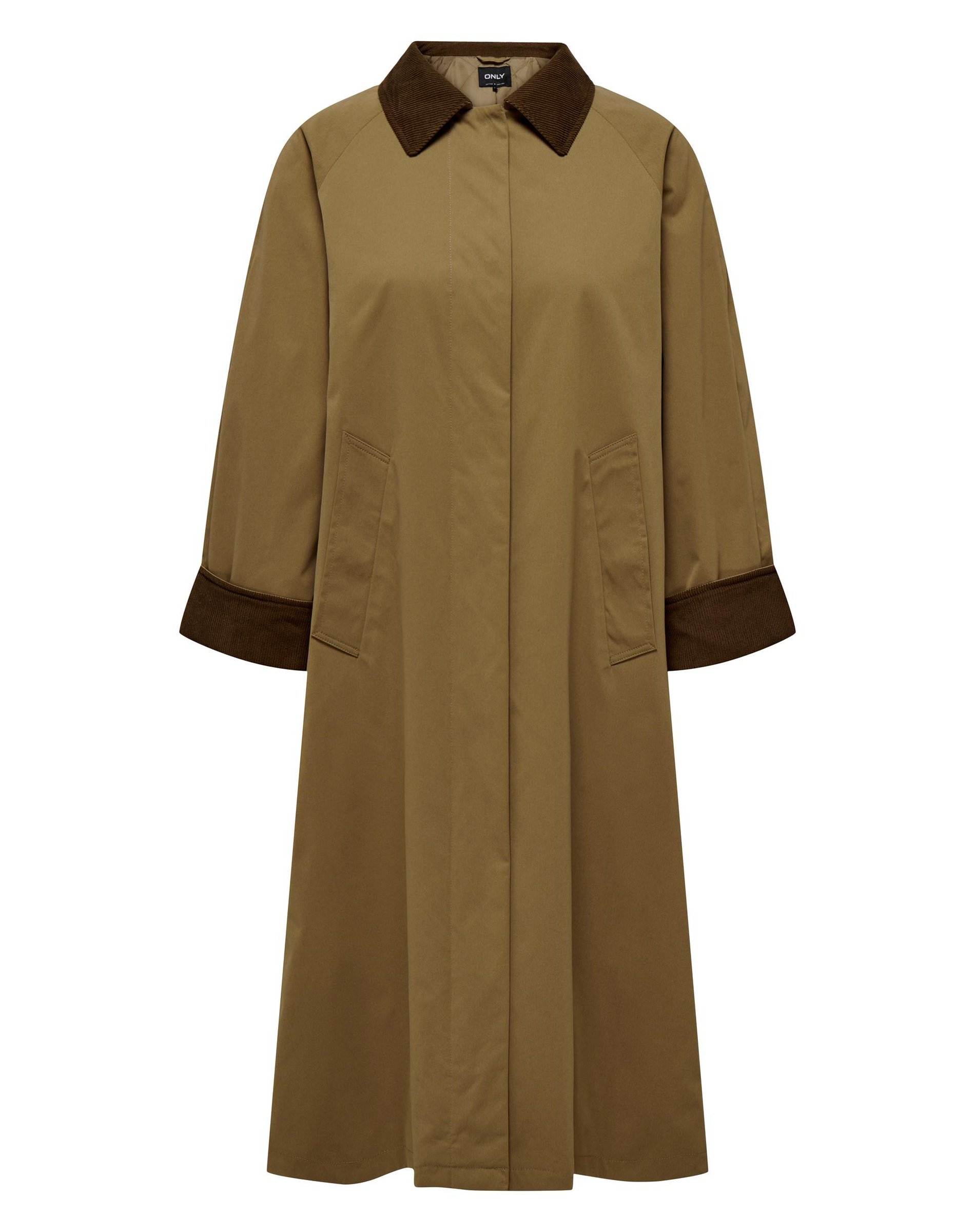 Orchid Corduroy Mix Trenchcoat