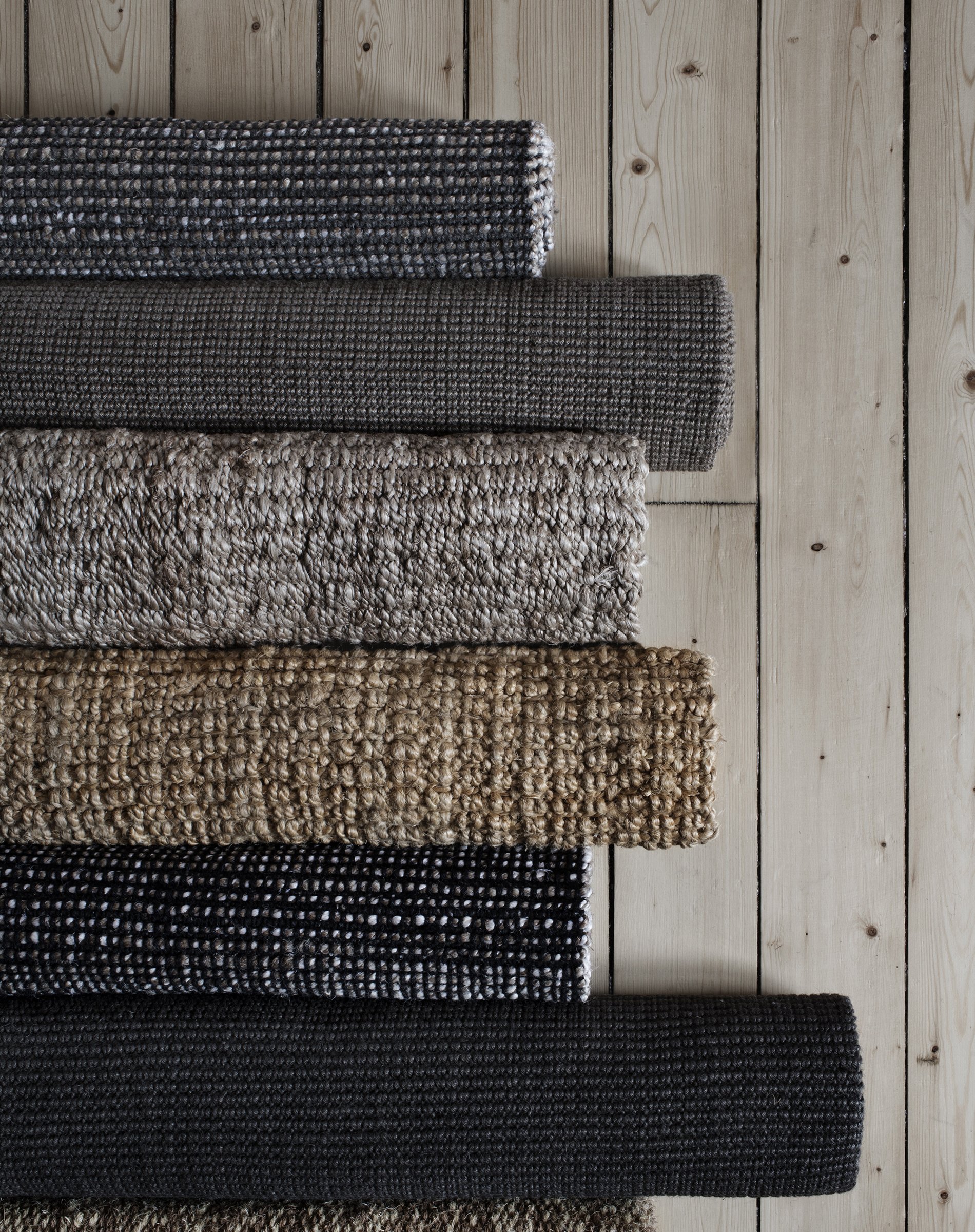 Jute Måtte - 70 x 120 Cm - Lead Grey