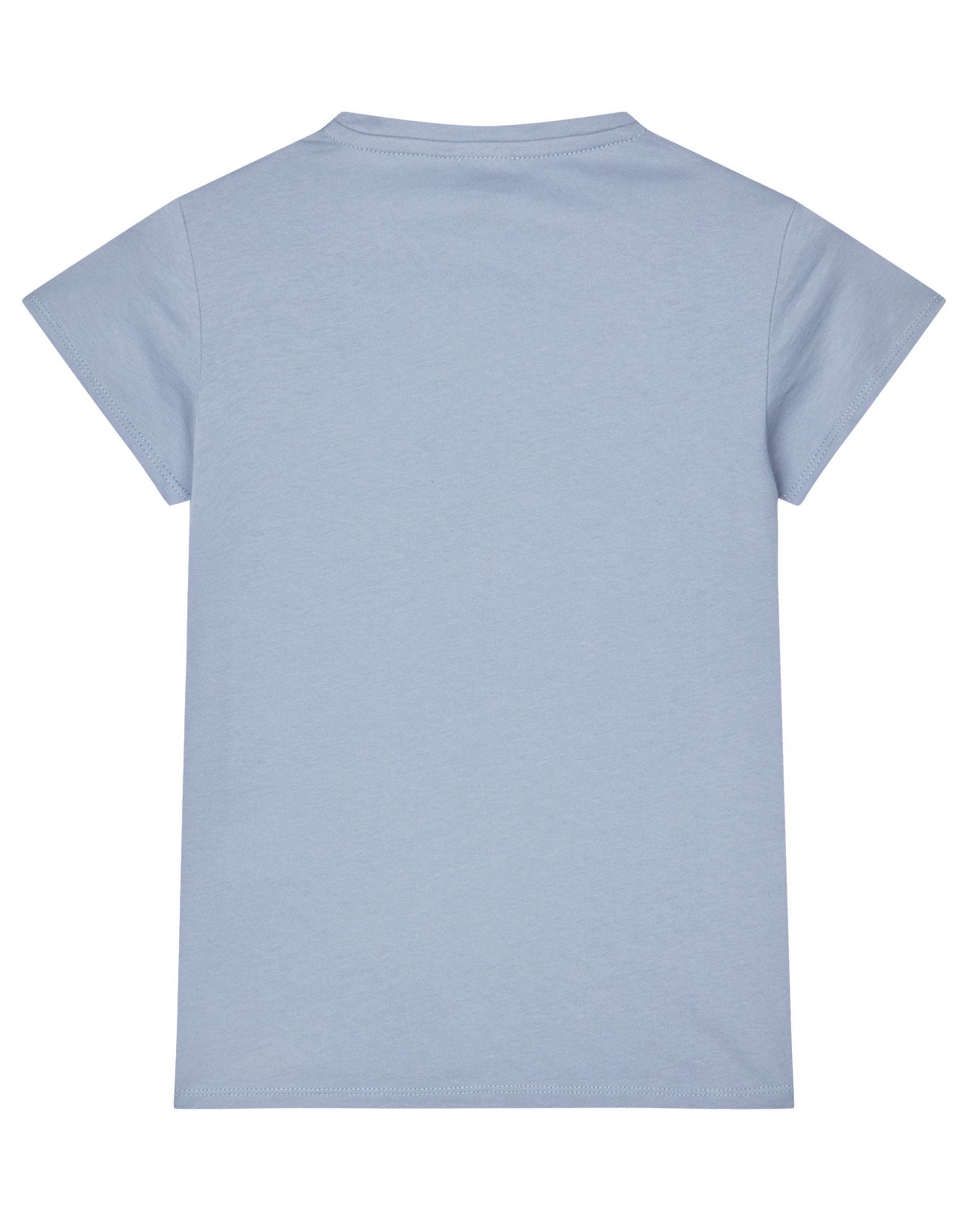 Single Cotton Tuvina Logo T-shirt - Faded Denim