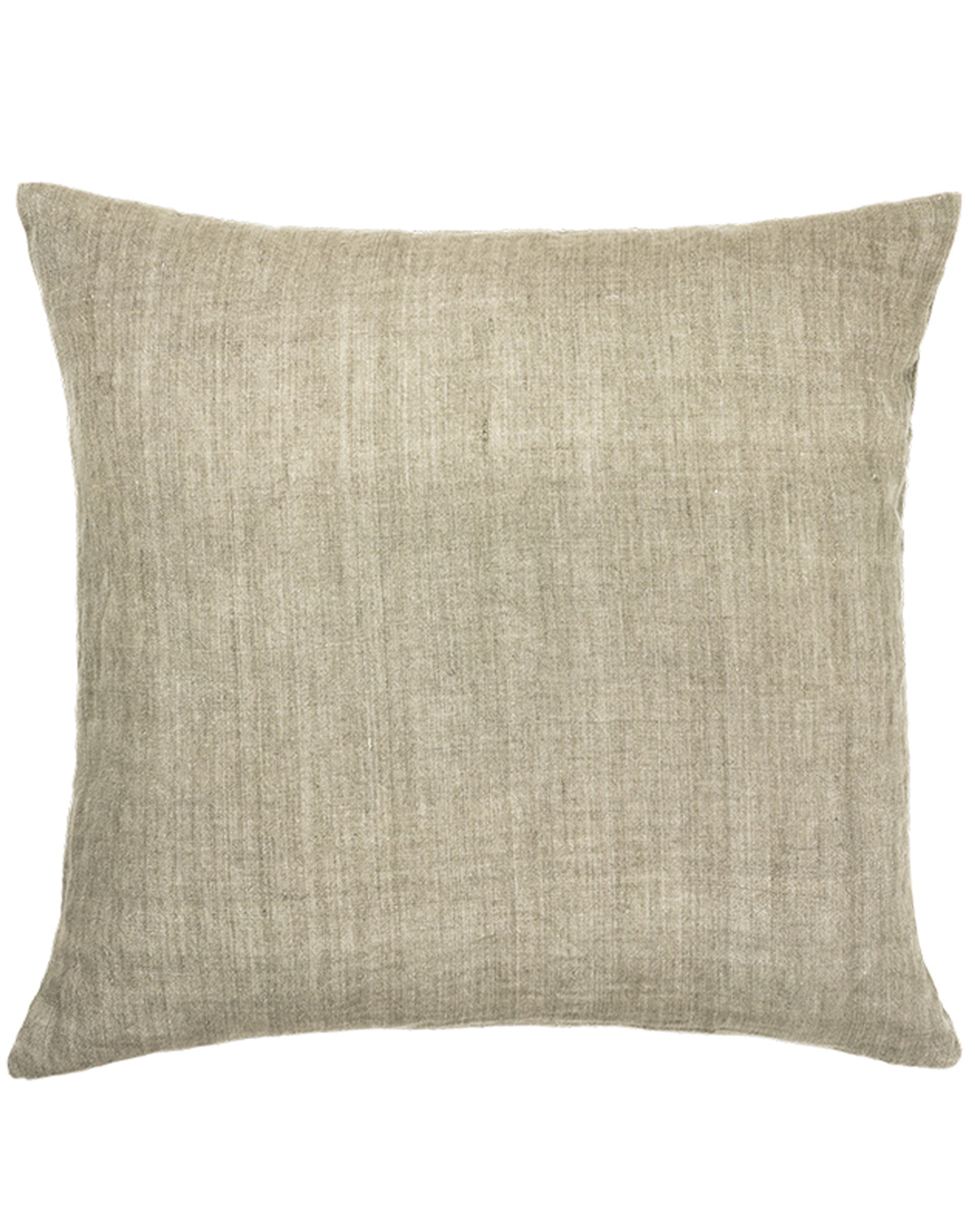 Linen Pude - Matcha - 50 x 50 Cm