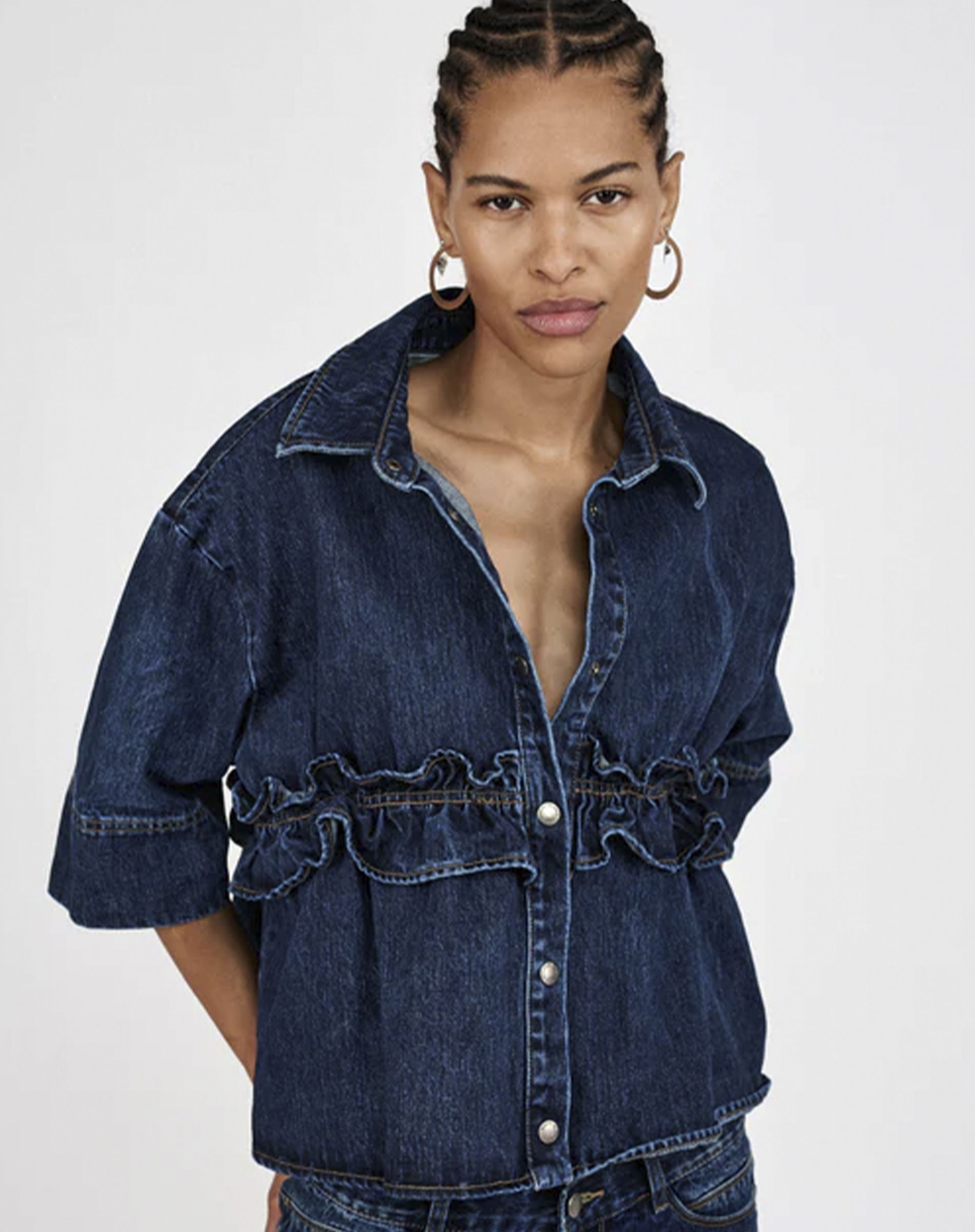 Paige Denim Skjorte - Dark Washed Indigo