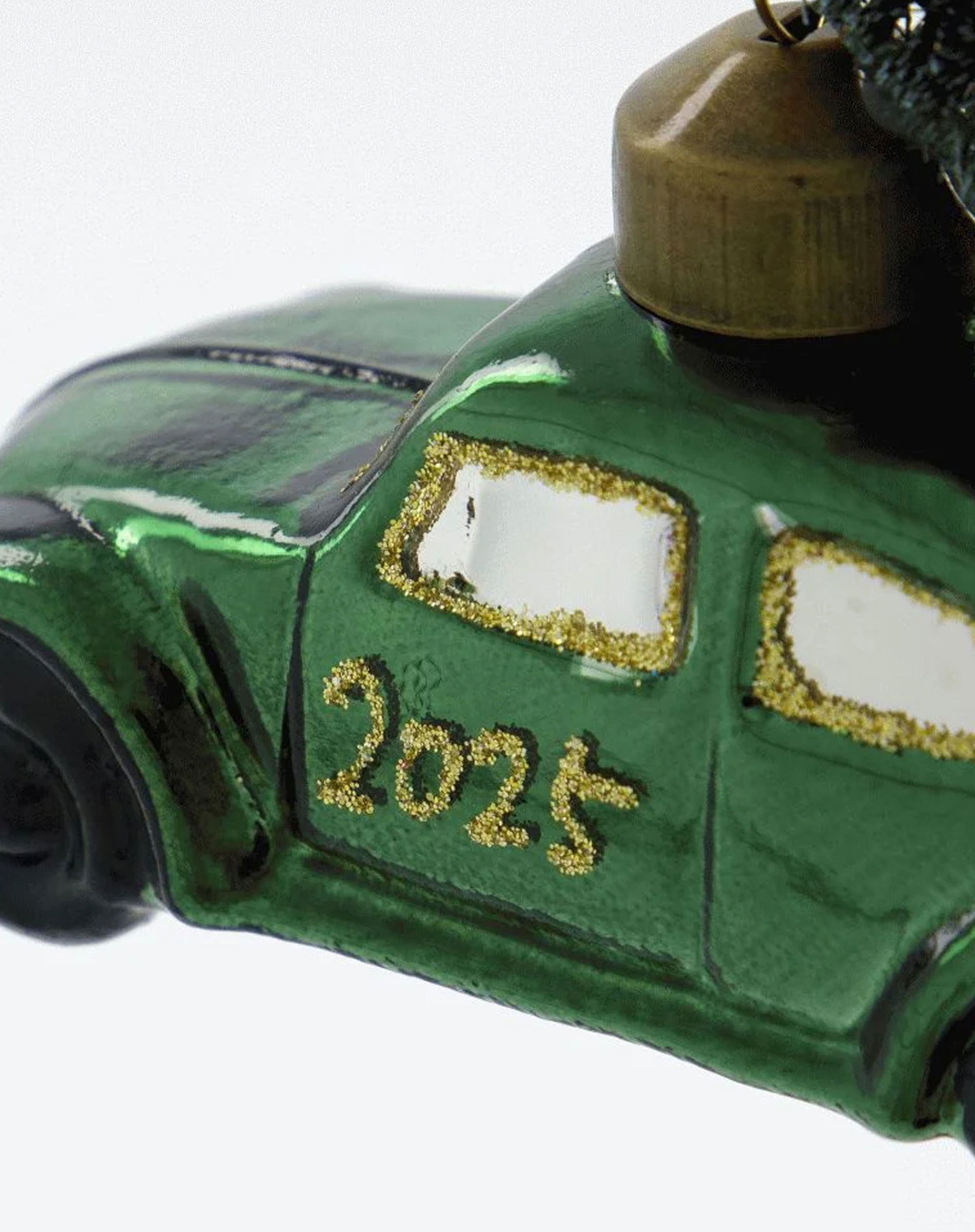 Christmas Ornament HDCar - Green