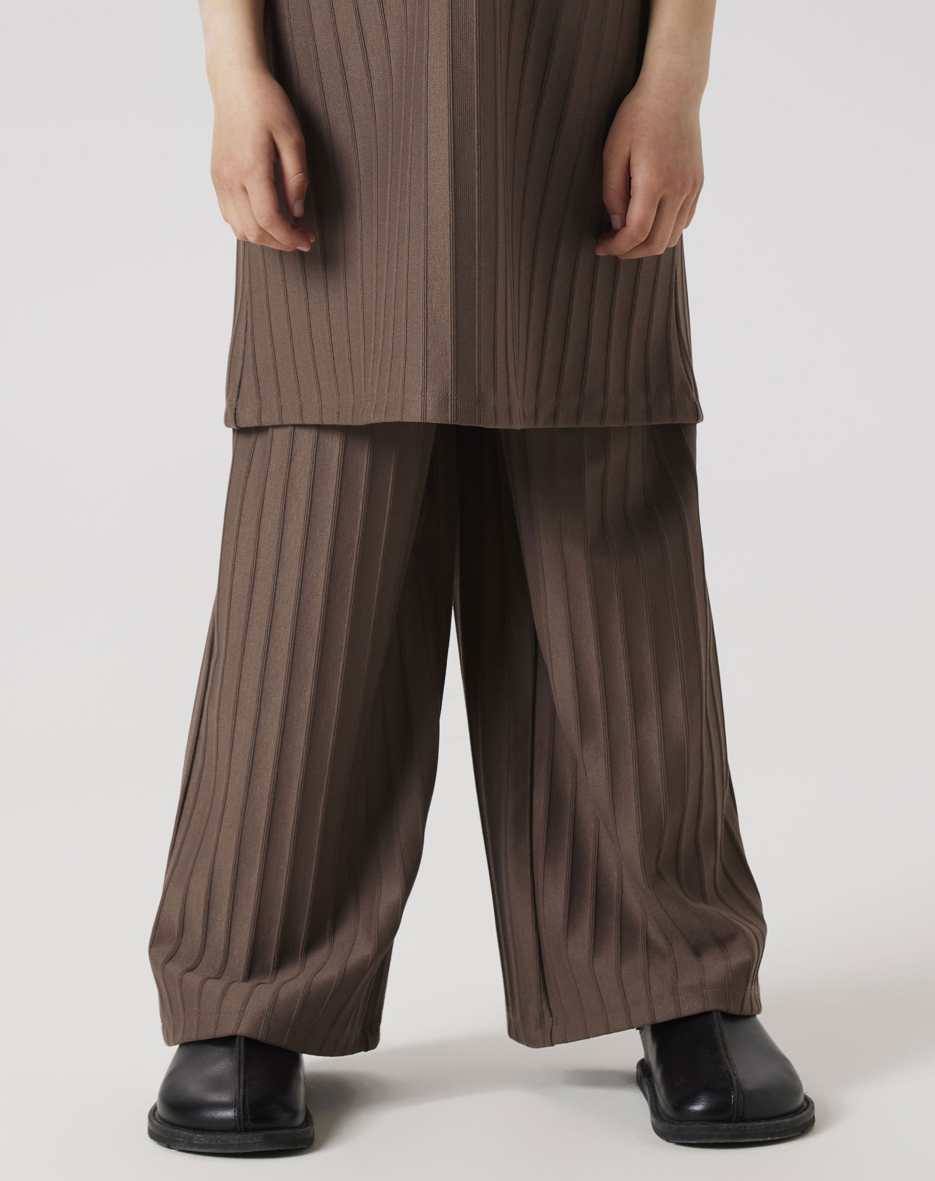 NKFRiana Wide Bukser - Peppercorn