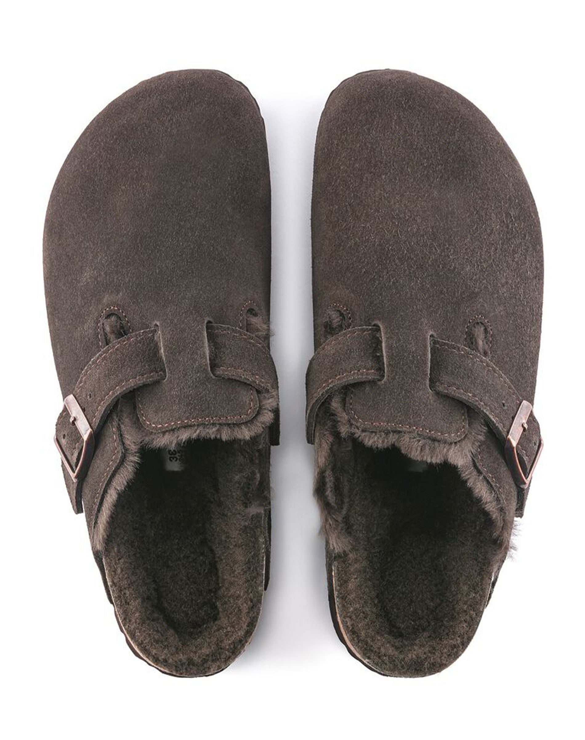 Boston Shearling Suede Leather - Mocca