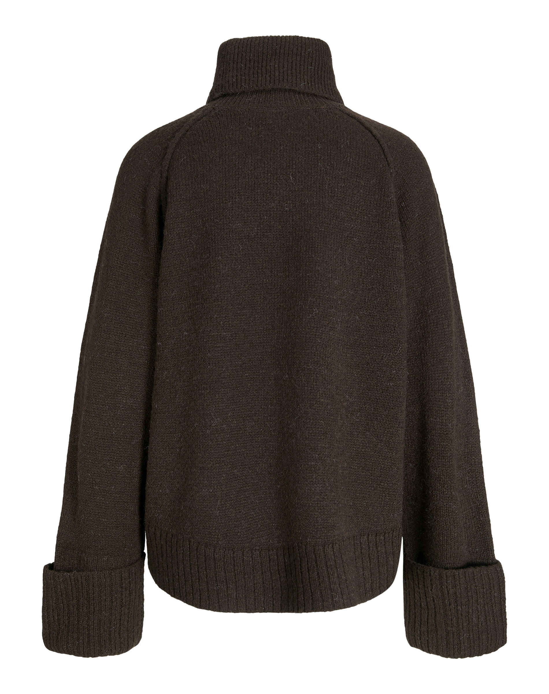 JXEllinora Raglan Rool Neck Strik - Bracken