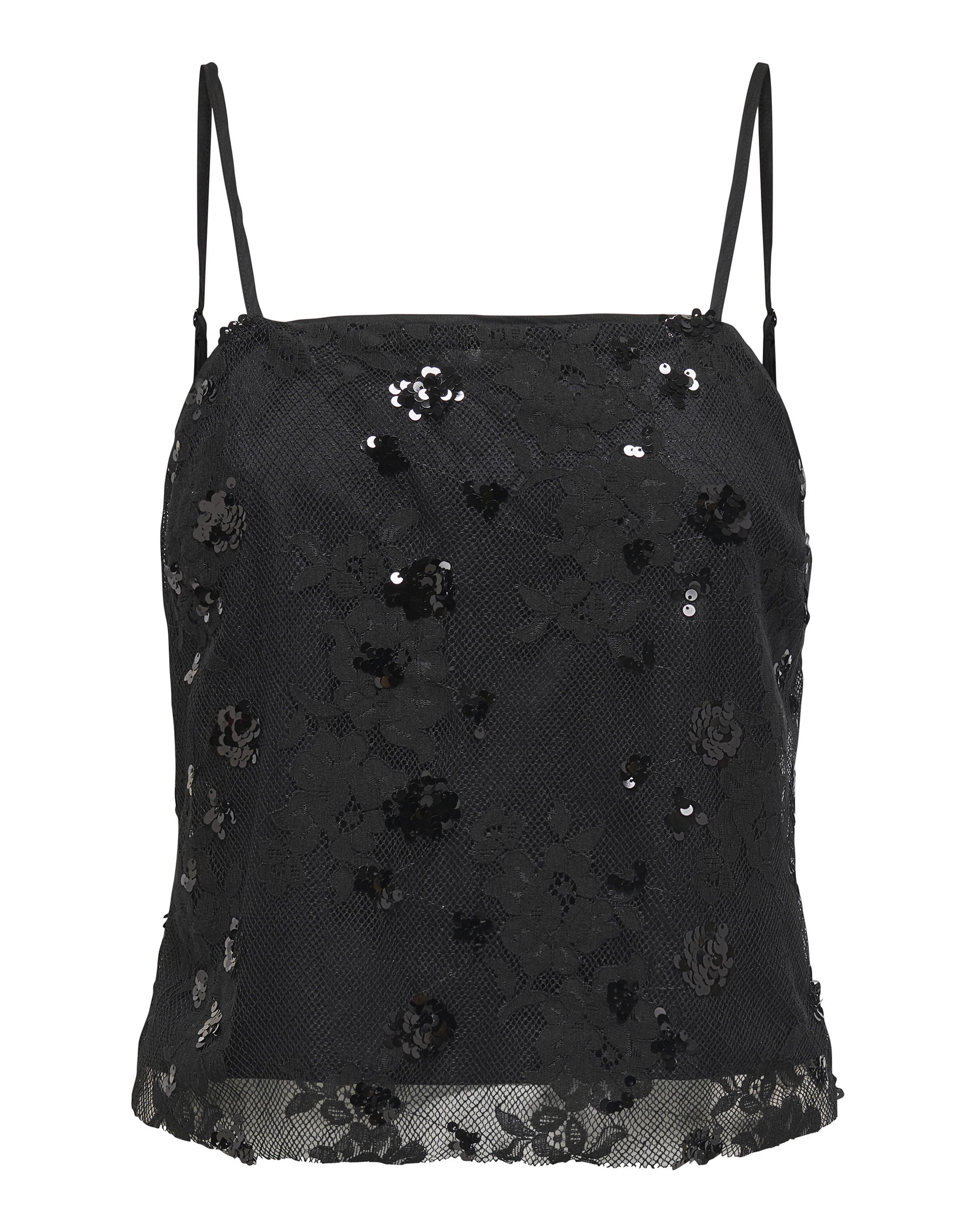 ONLSinna Lace Singlet Top - Black