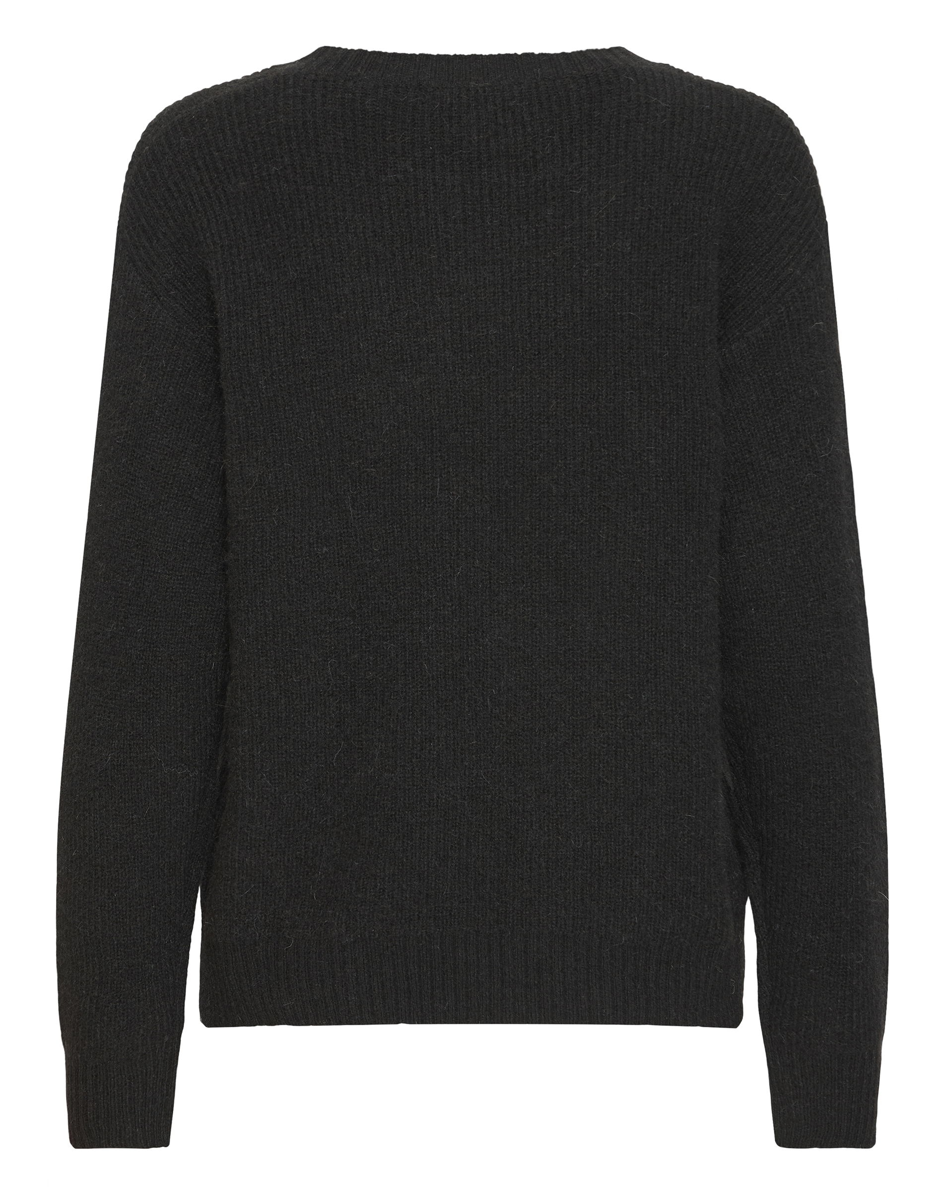 BaStacy Rib Logo Pullover Strik 