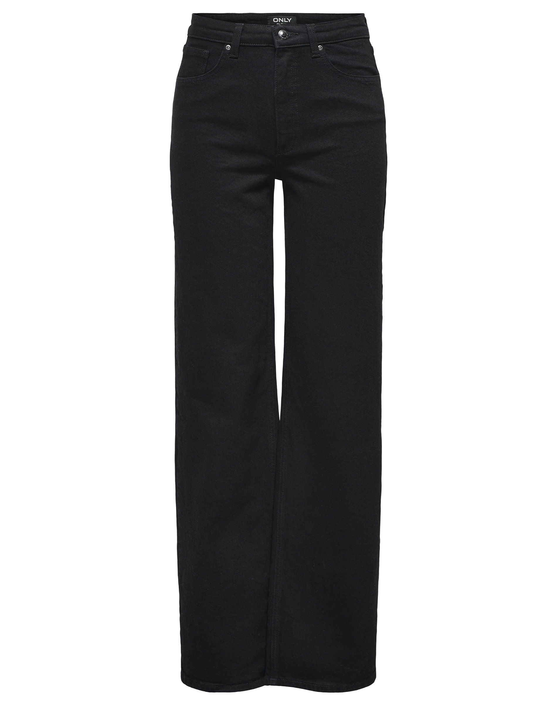 OnlJuicy HW Wide Denim Jeans - Black Denim