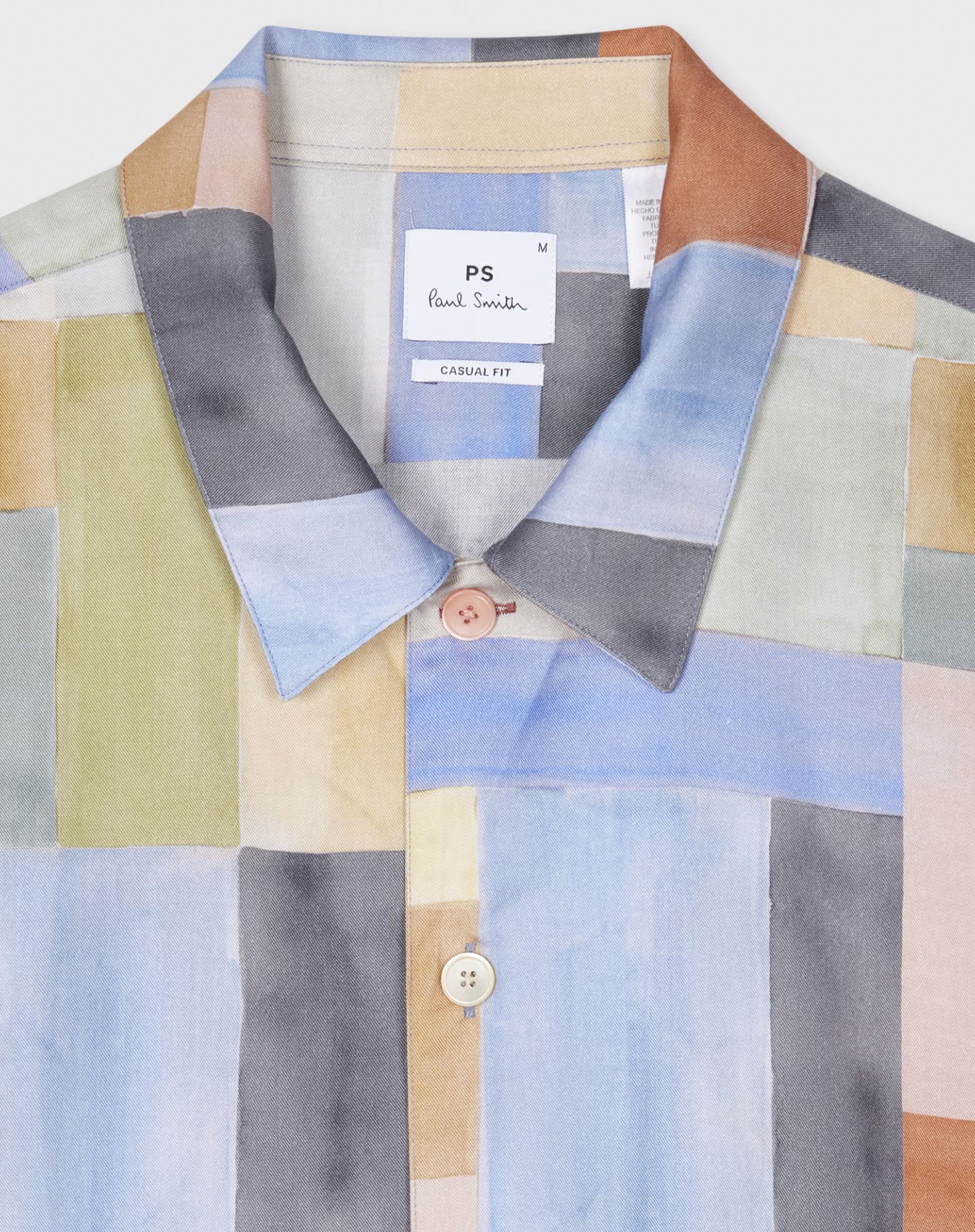 Multi Colour-Block Skjorte