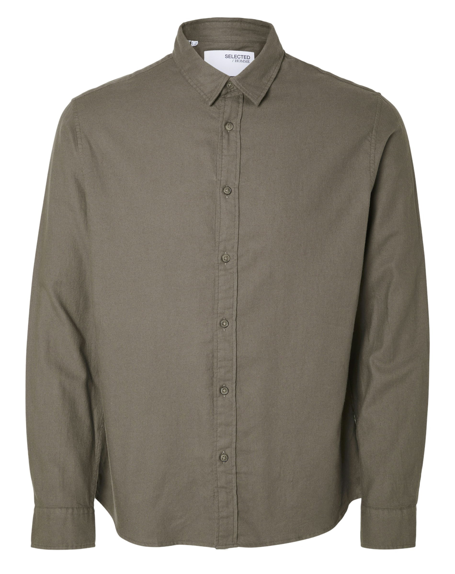 Owen Slim Brushed Skjorte