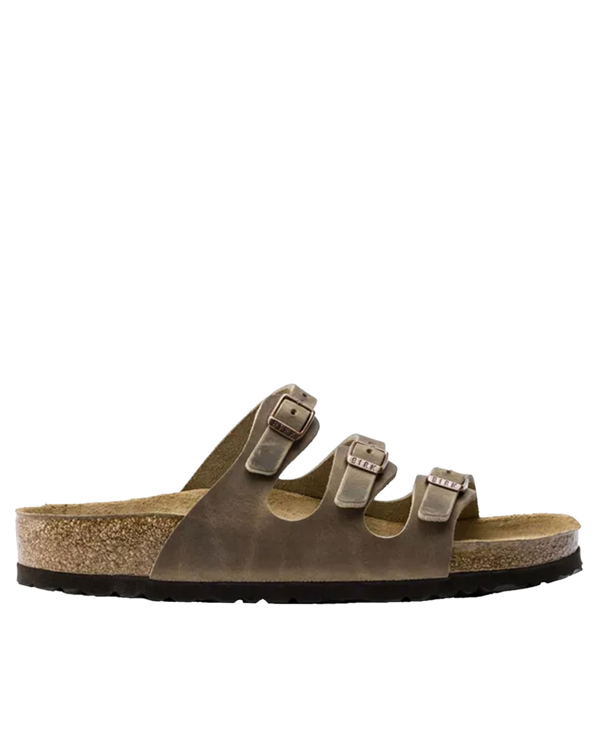 Florida Oiled Leather Sandal - Tabacco Brown