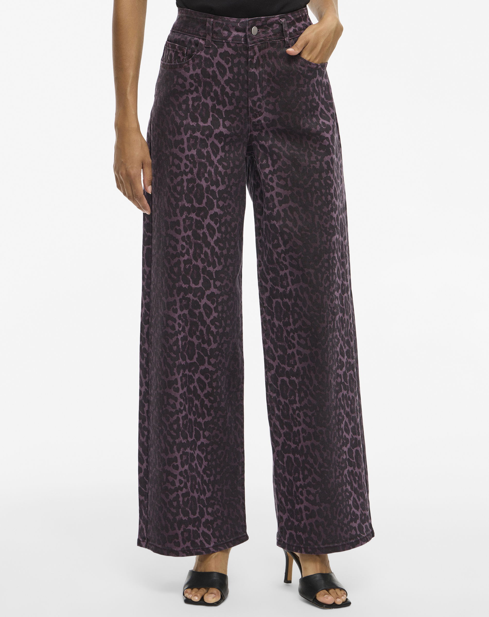 ViChia Colorful Leo Jeans - Fig Leopard 