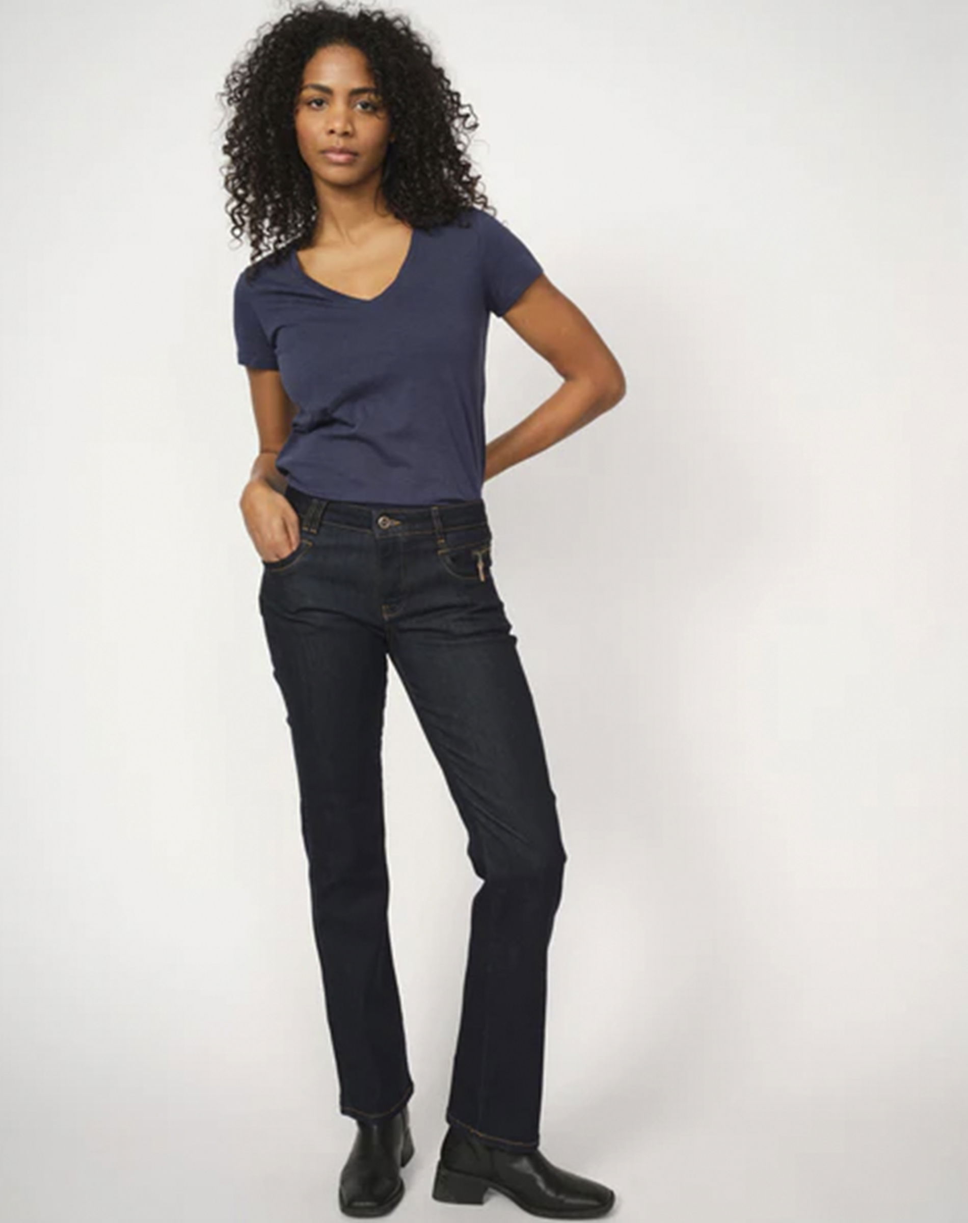 MMCarla Naomi Deluxe Jeans - Dark Blue 