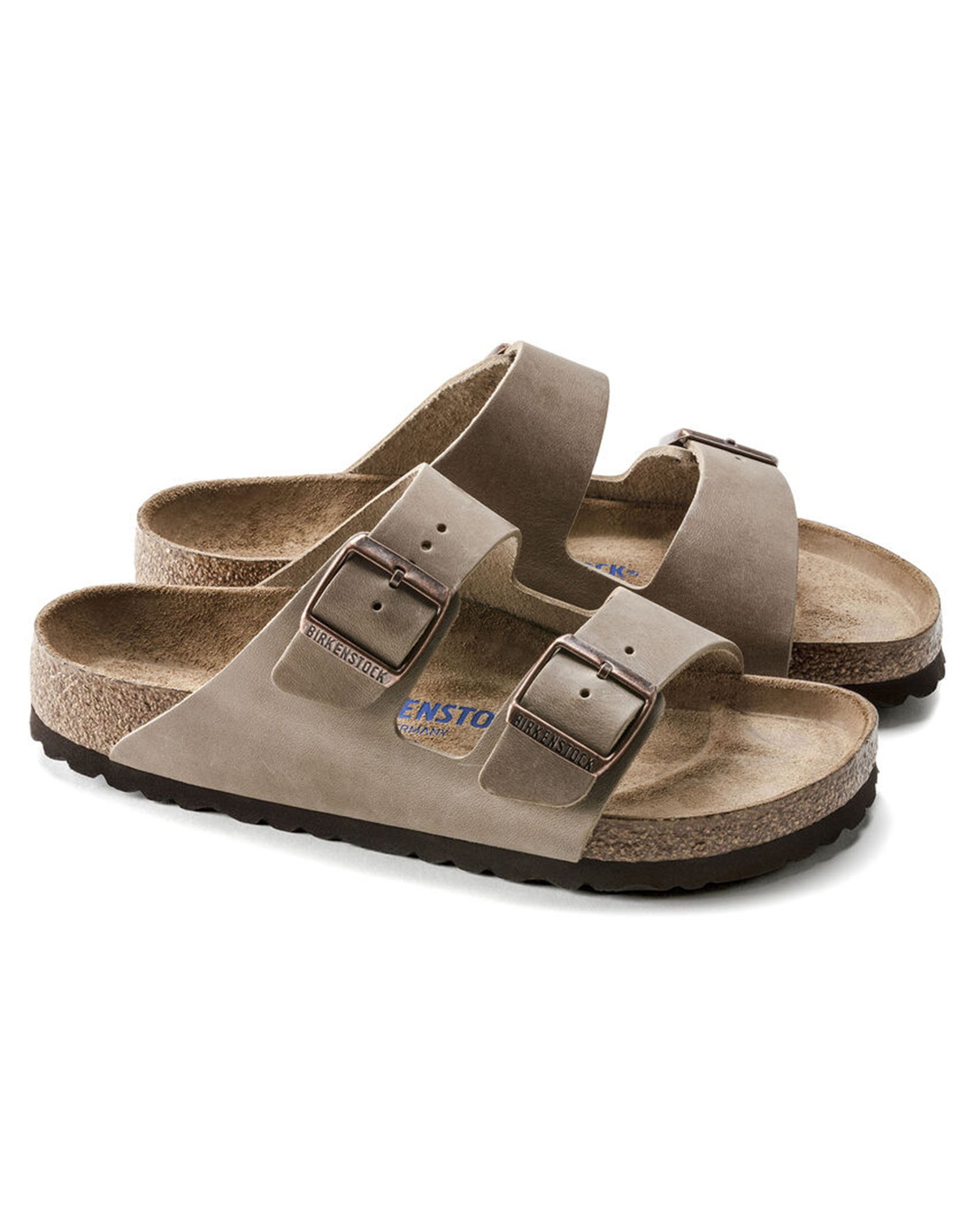 Arizona Oiled Leather Sandal - Tabacco Brown - Men