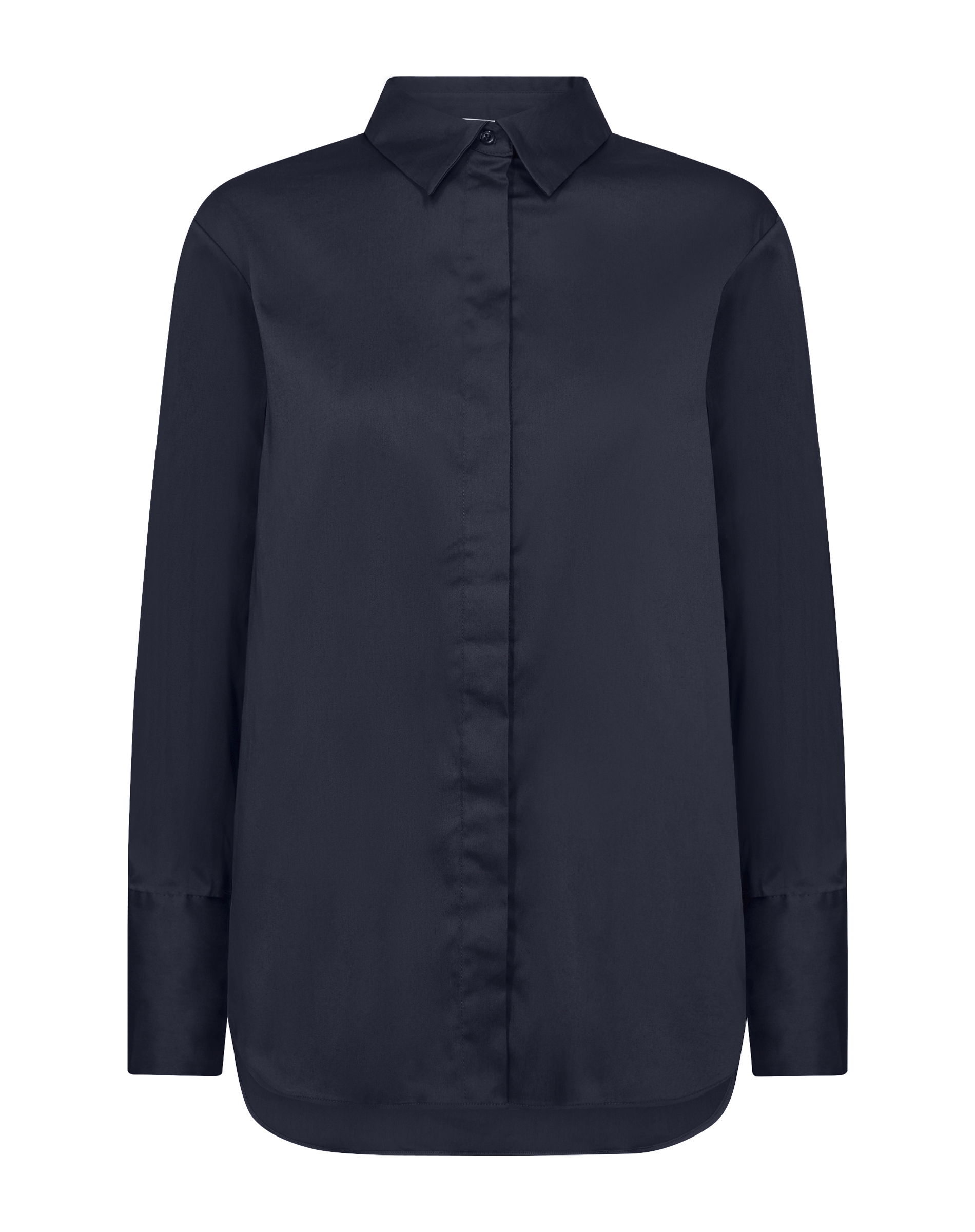 LR-Isla Solid 7 Skjorte - Winter Sky 