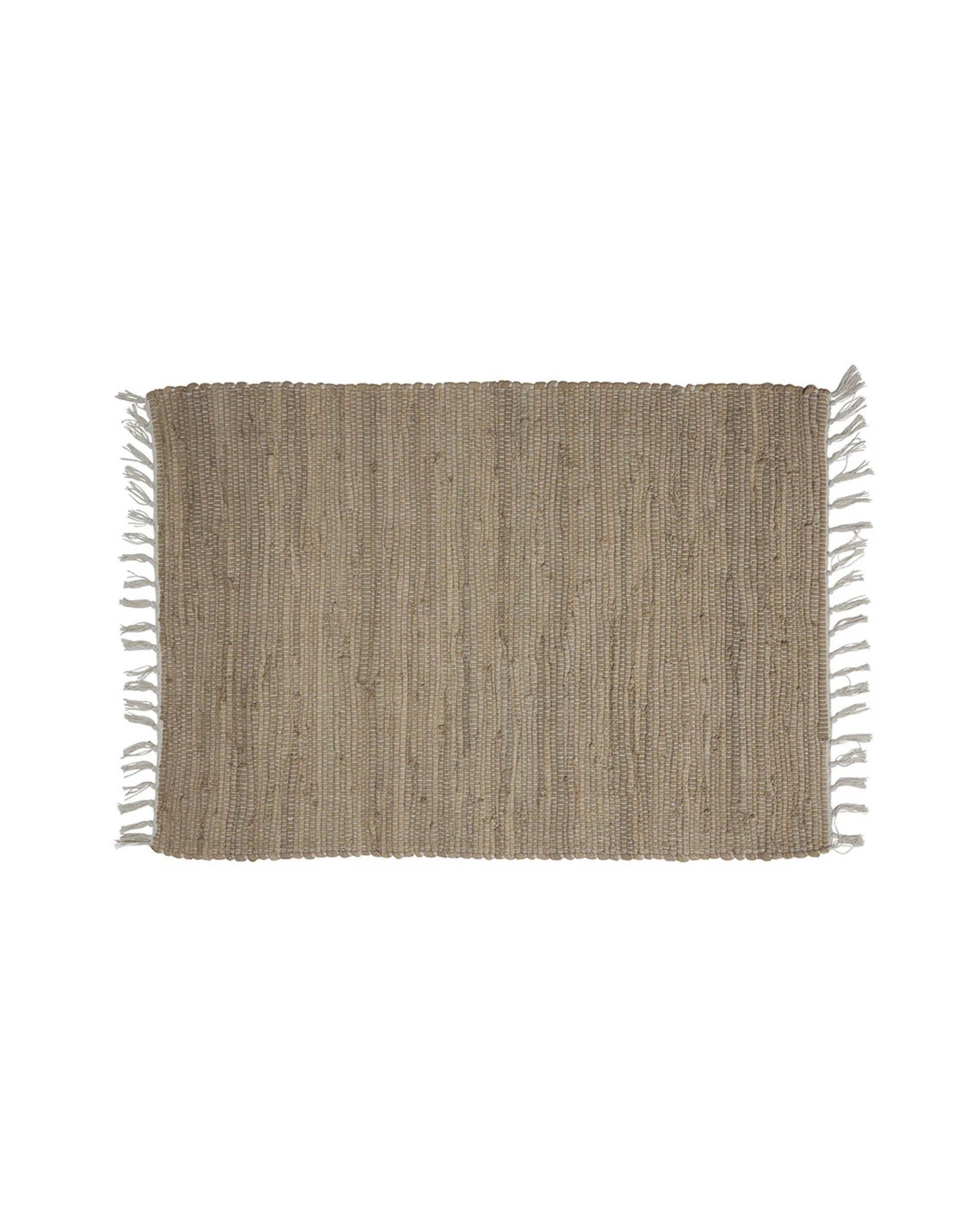 Gulvtæppe - 60 X 90 Cm - Natural