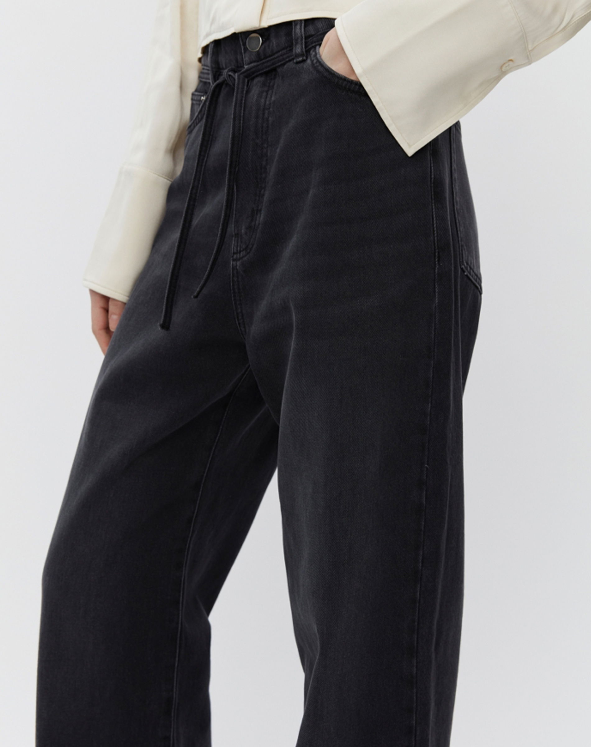 Elijah Black Denim Jeans