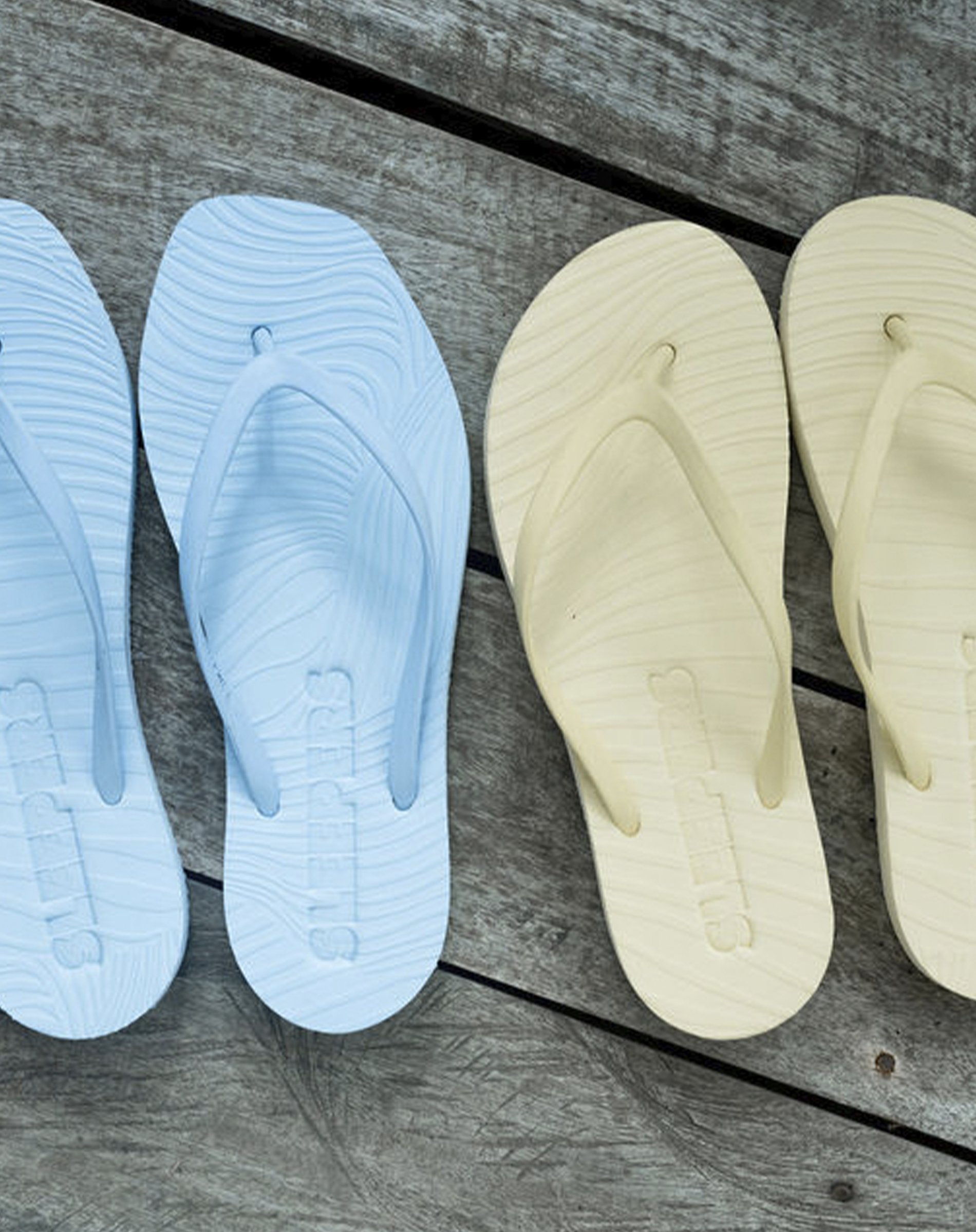Tapered Flip Flops