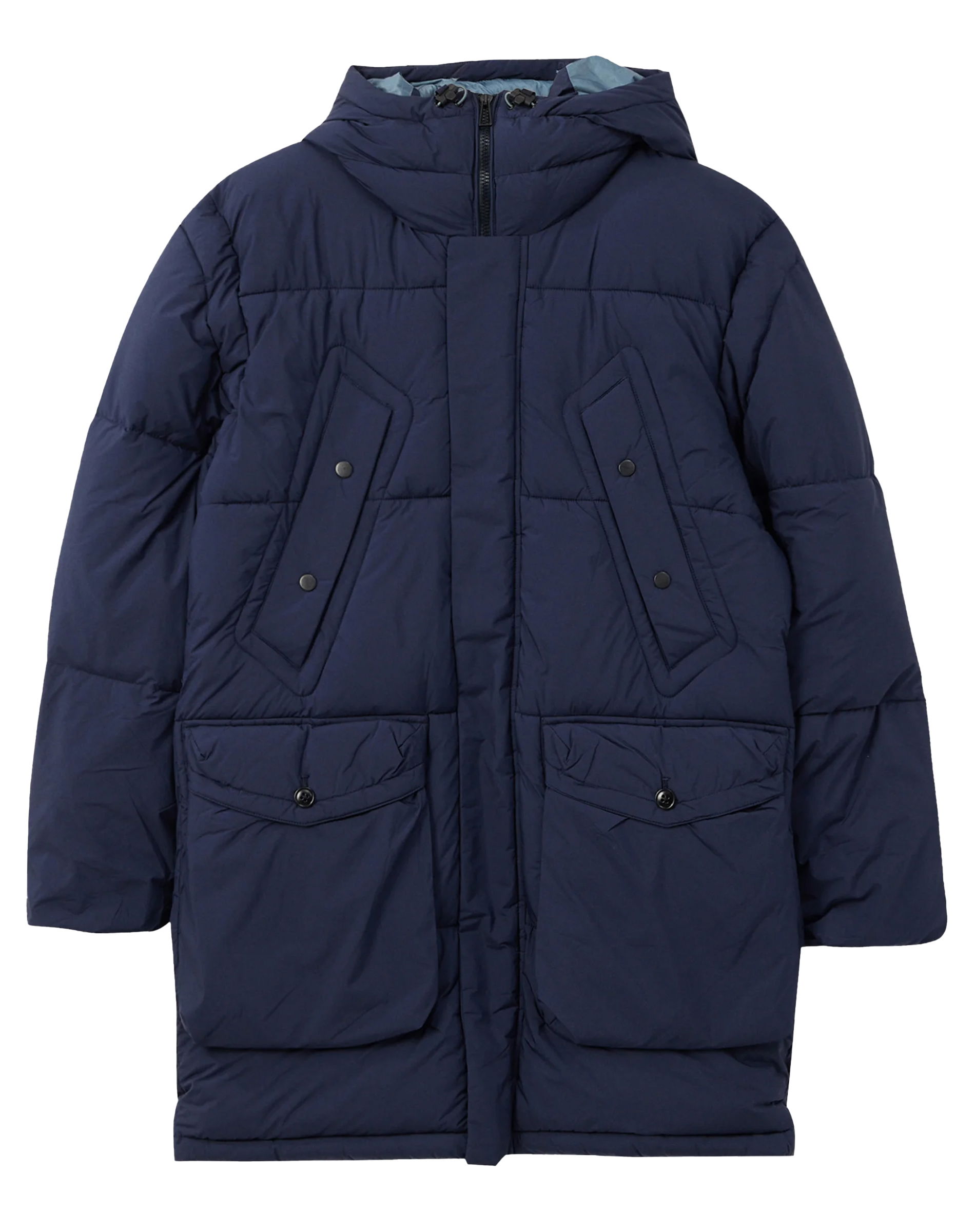 Fibre Down Parka Jakke - Dark Navy