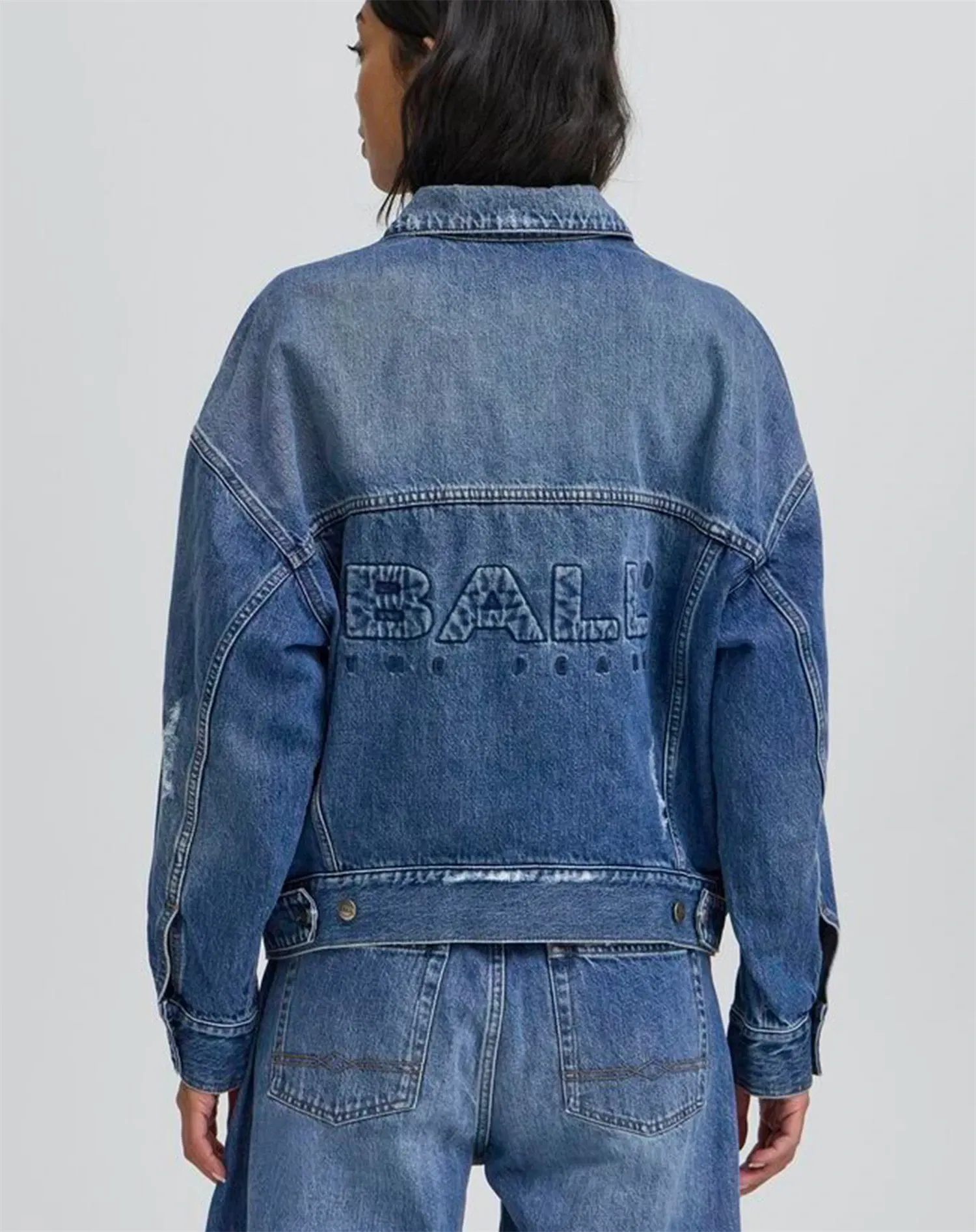 BaCammie Denim Jakke - Medium Blue Wash