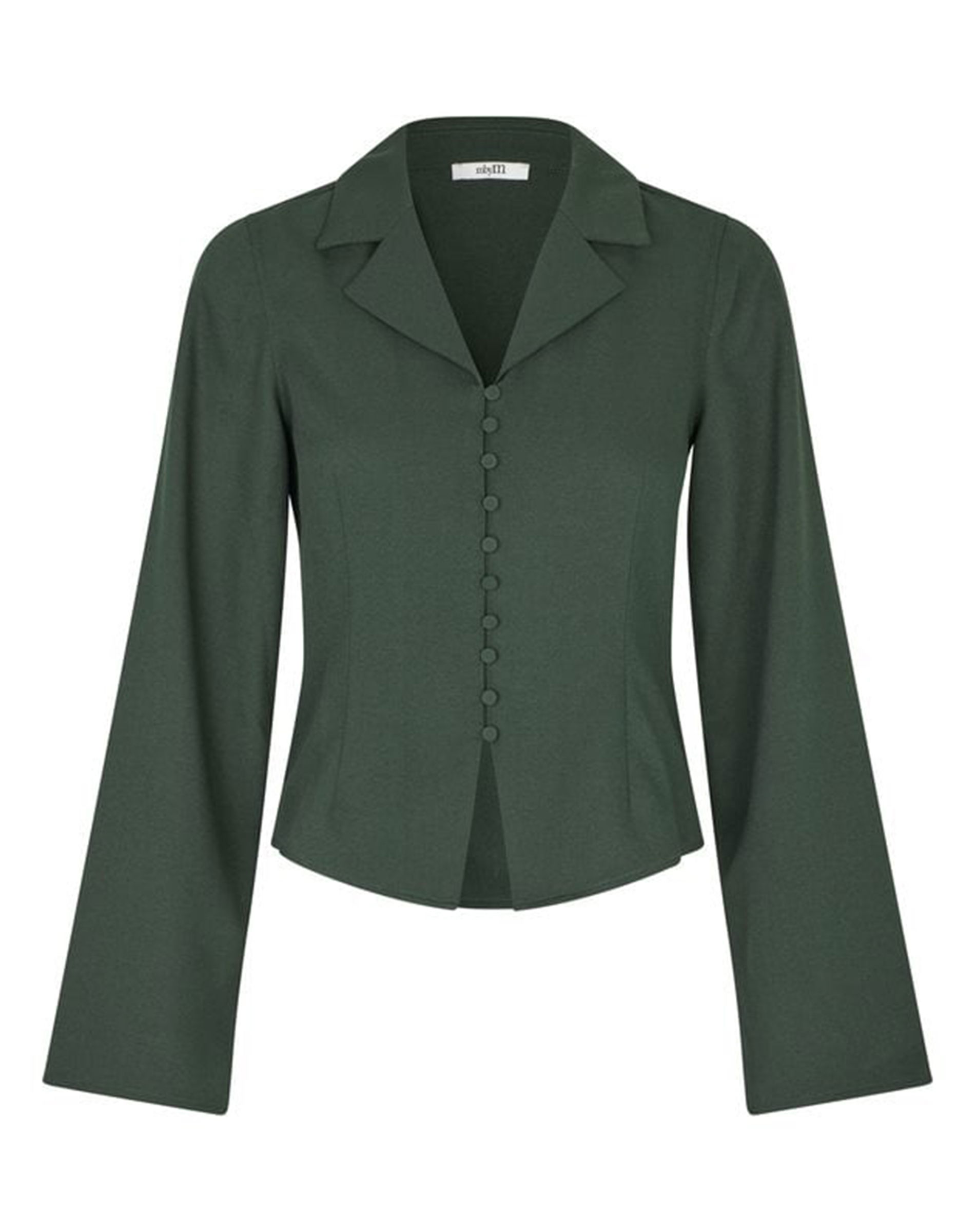 Mallaria-M Bluse - Pine Green