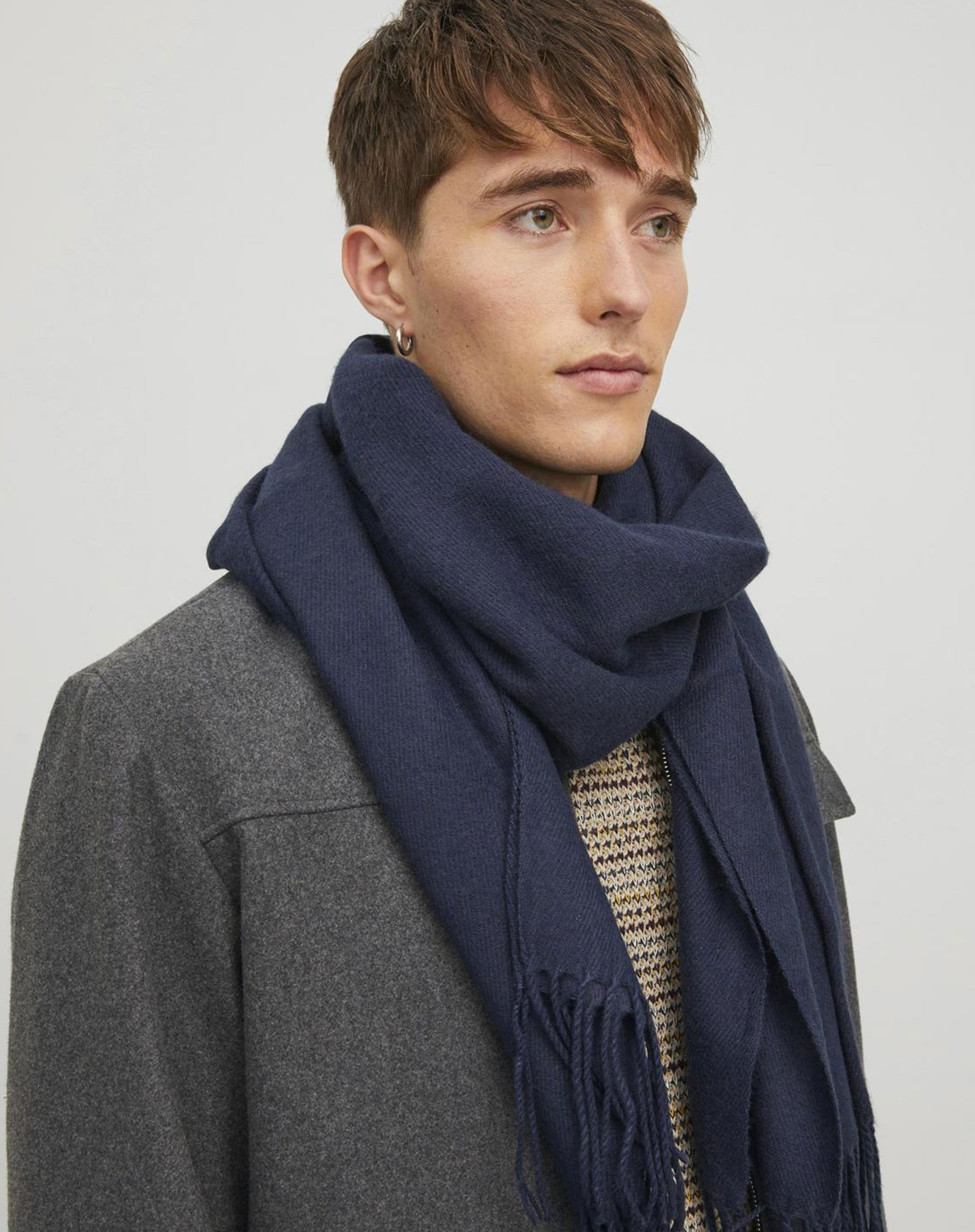 Solid Woven Halstørklæde