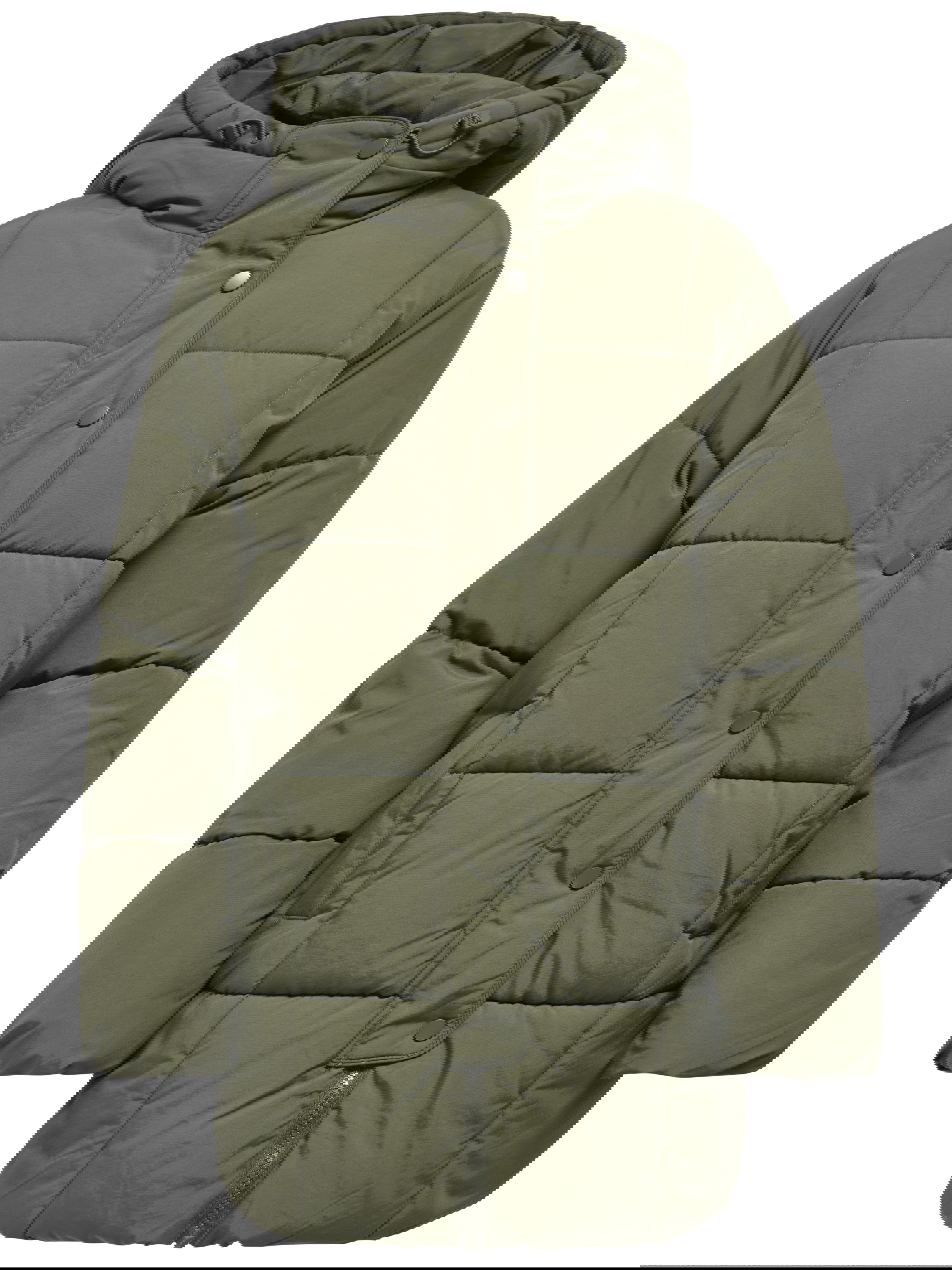 JDYWonder Lang Hood Puffer Jakke