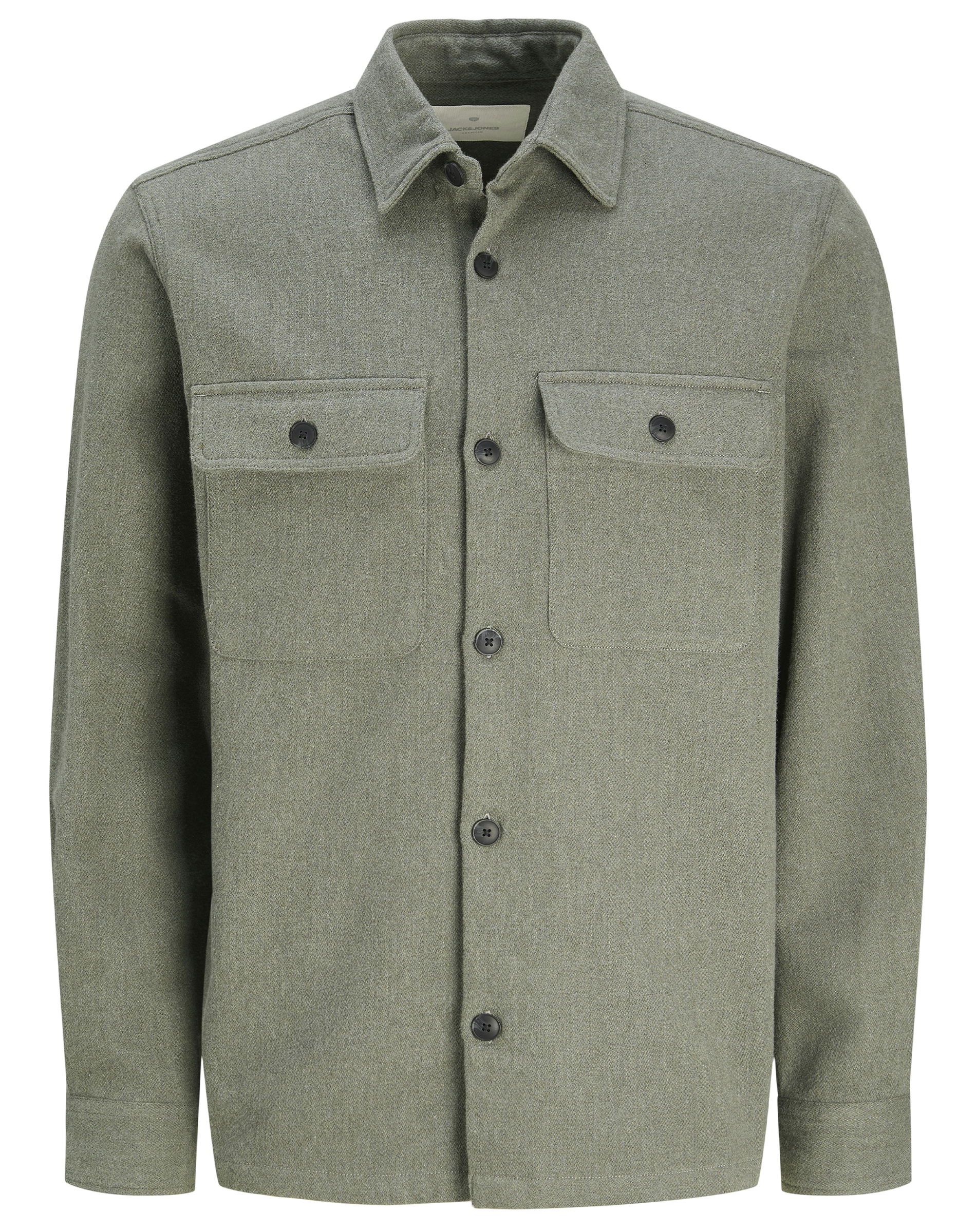 Raymond Melange Solid Overshirt
