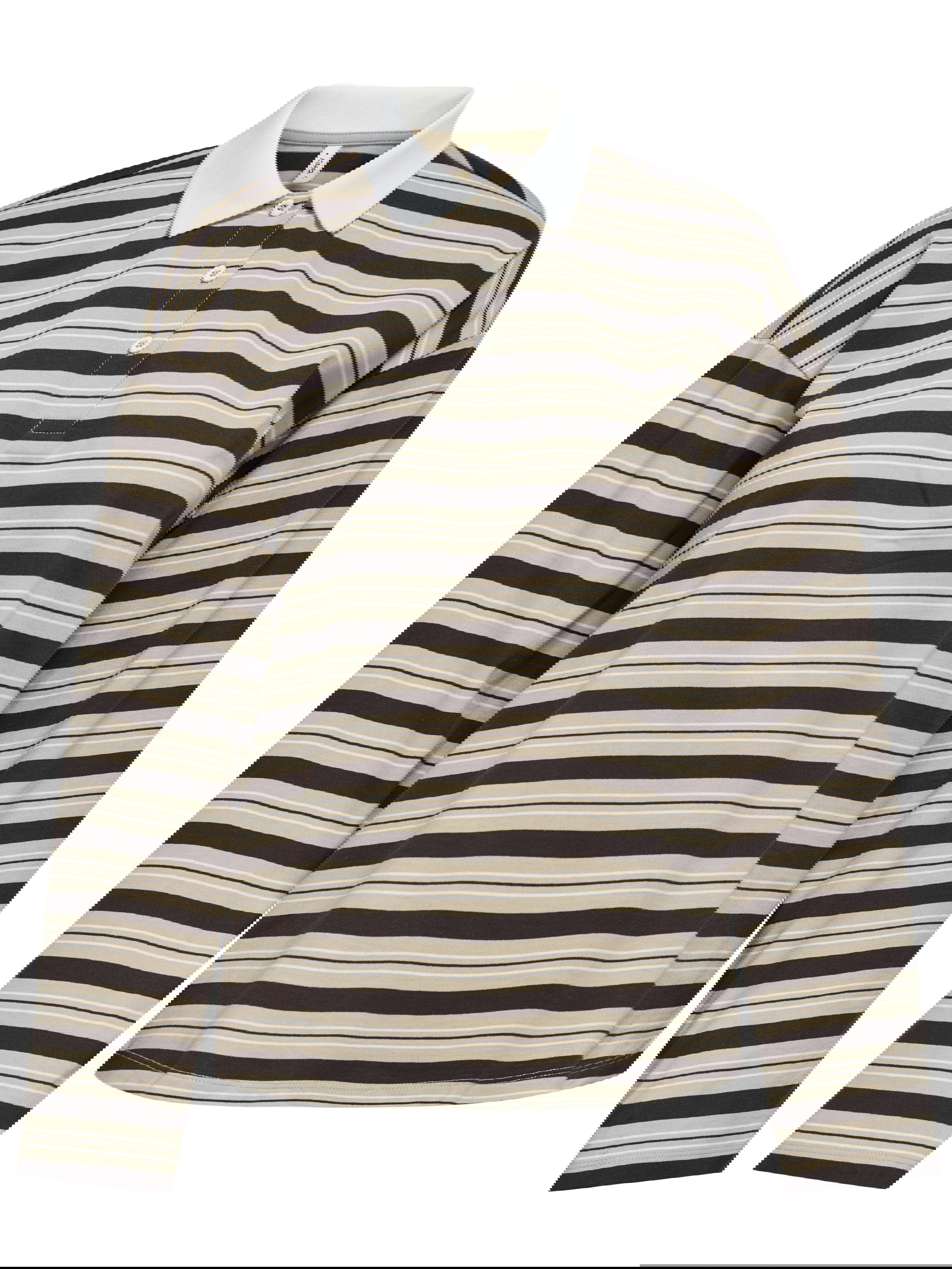 ONLAminah Life Stripet Polo - Nomad/Black Coffee