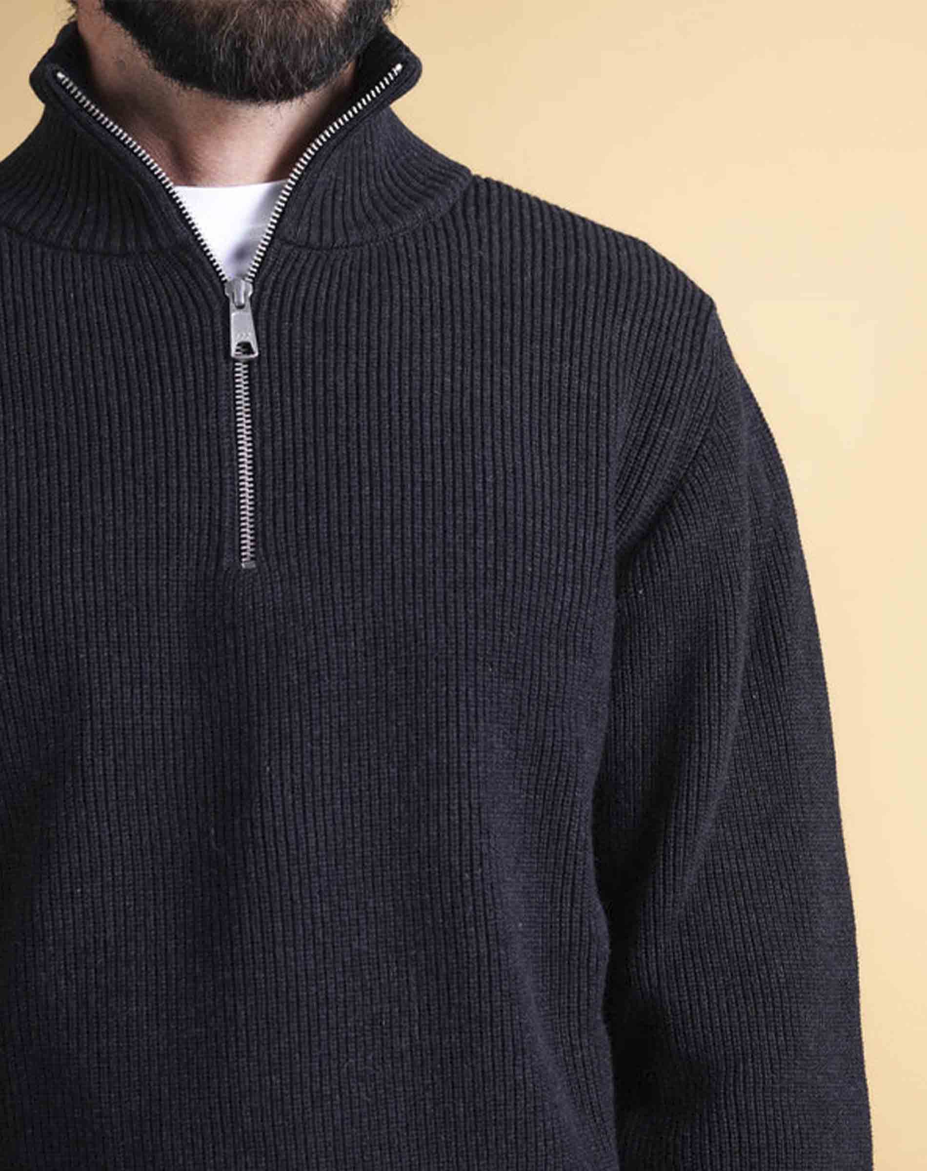 Halfzip Organic Cotton Men's Strik