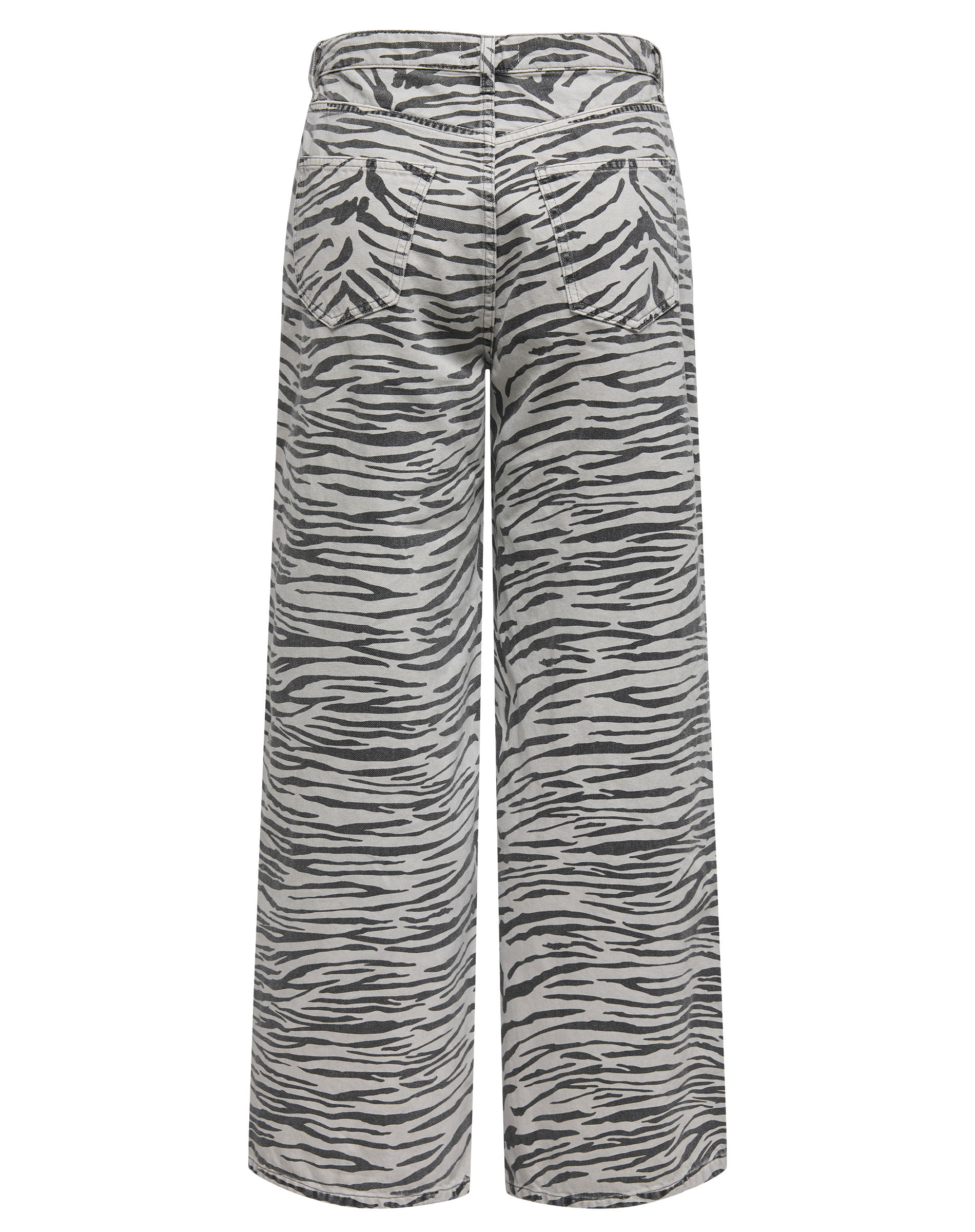 Hope Zebra Wide Denim Jeans