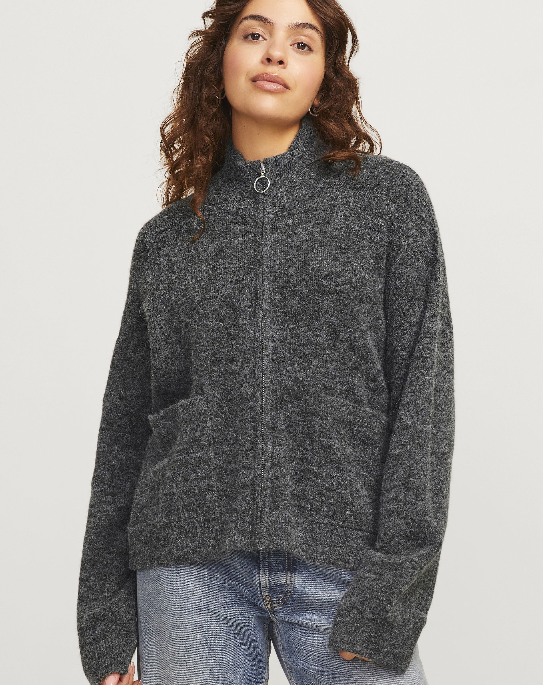 Evi Zip Cardigan