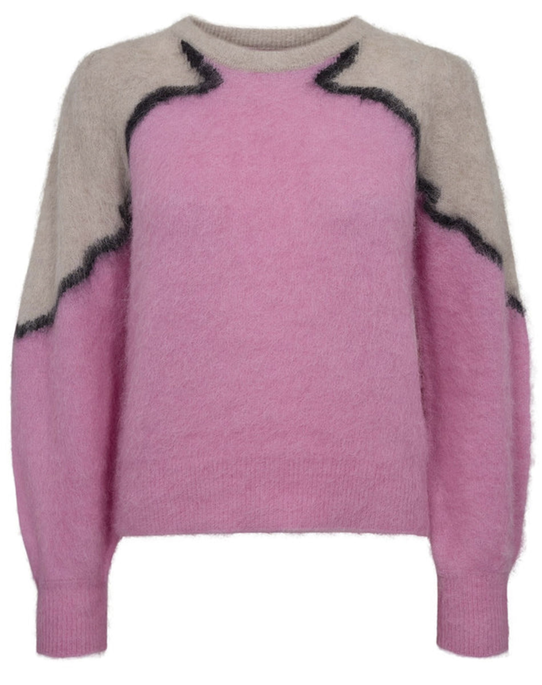 NUMarna Suri Striktrøje - Lilac Sachet