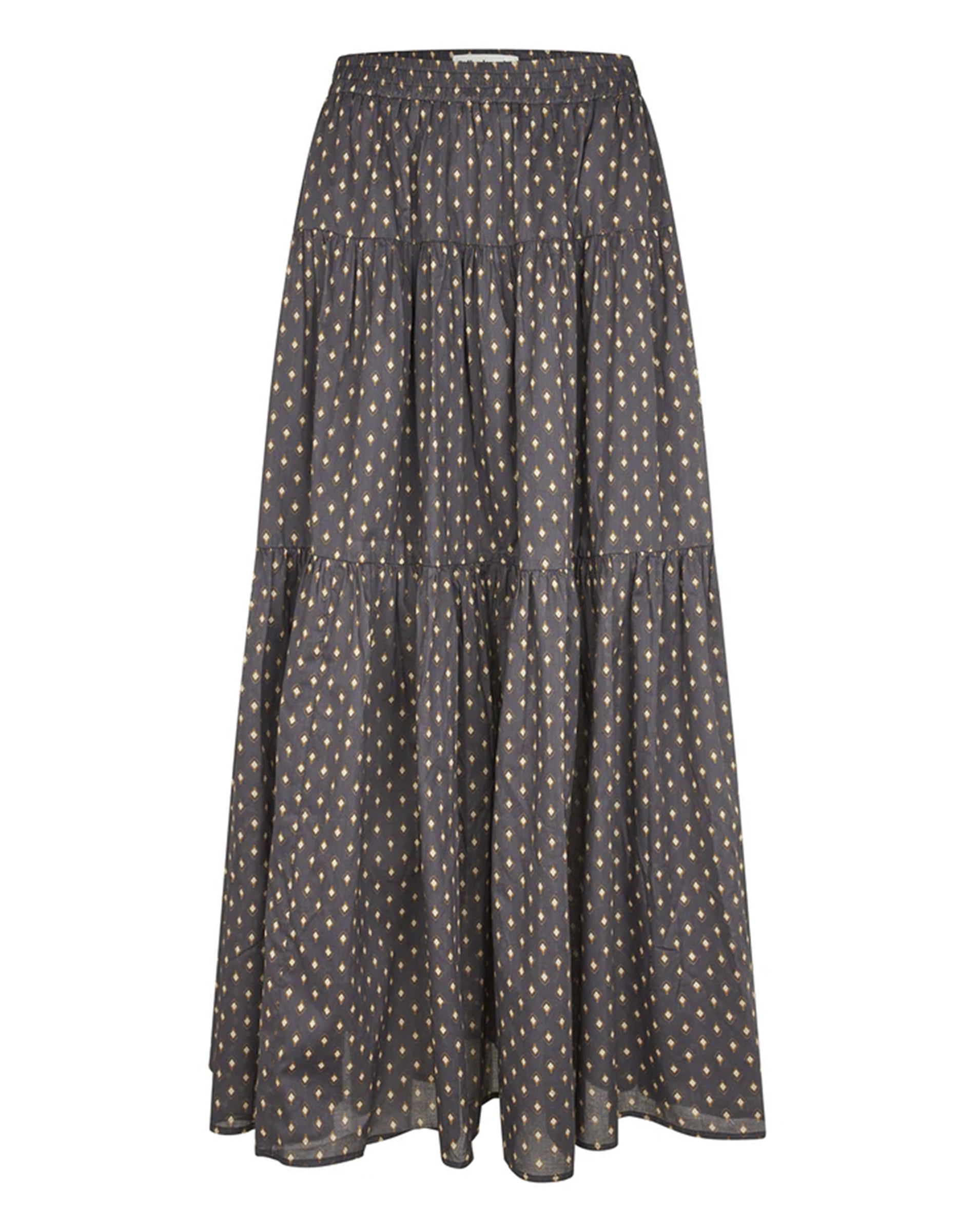 Lollys Laundry - Sunset LL Maxi Nederdel - Dark Blue