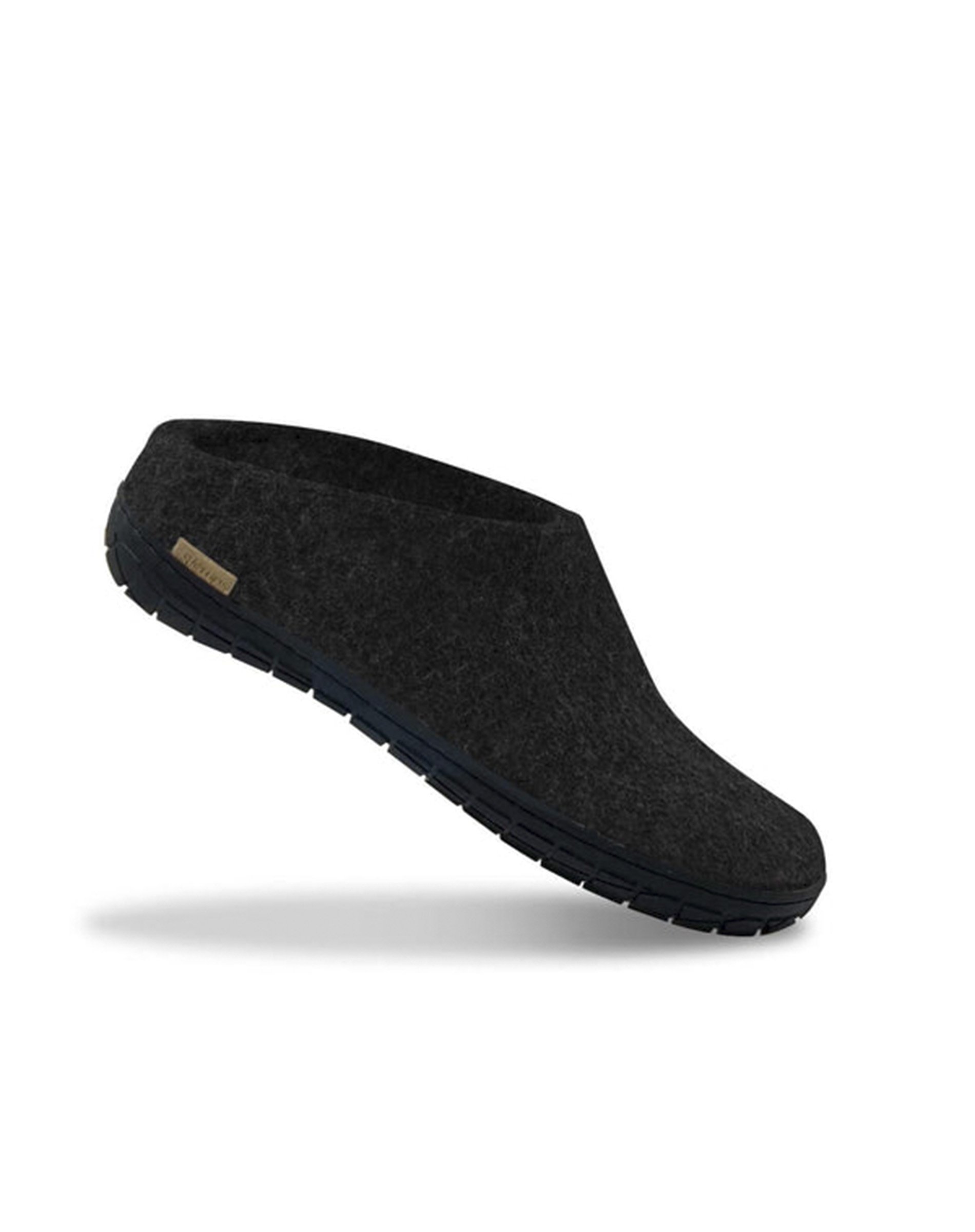 Tøffel - Koks - Naturgummisål