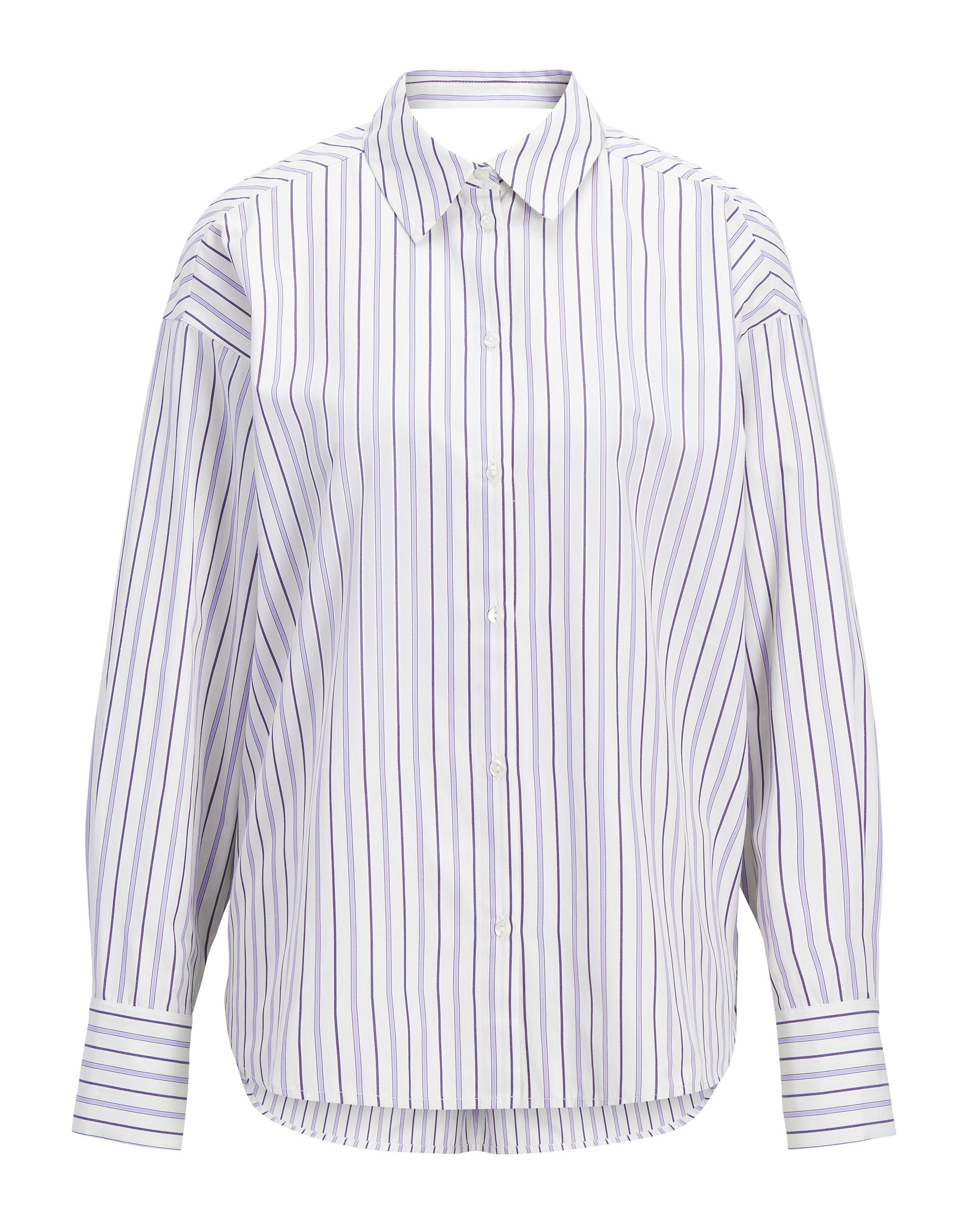 JXZola Open Back Skjorte - Petunia Stripes